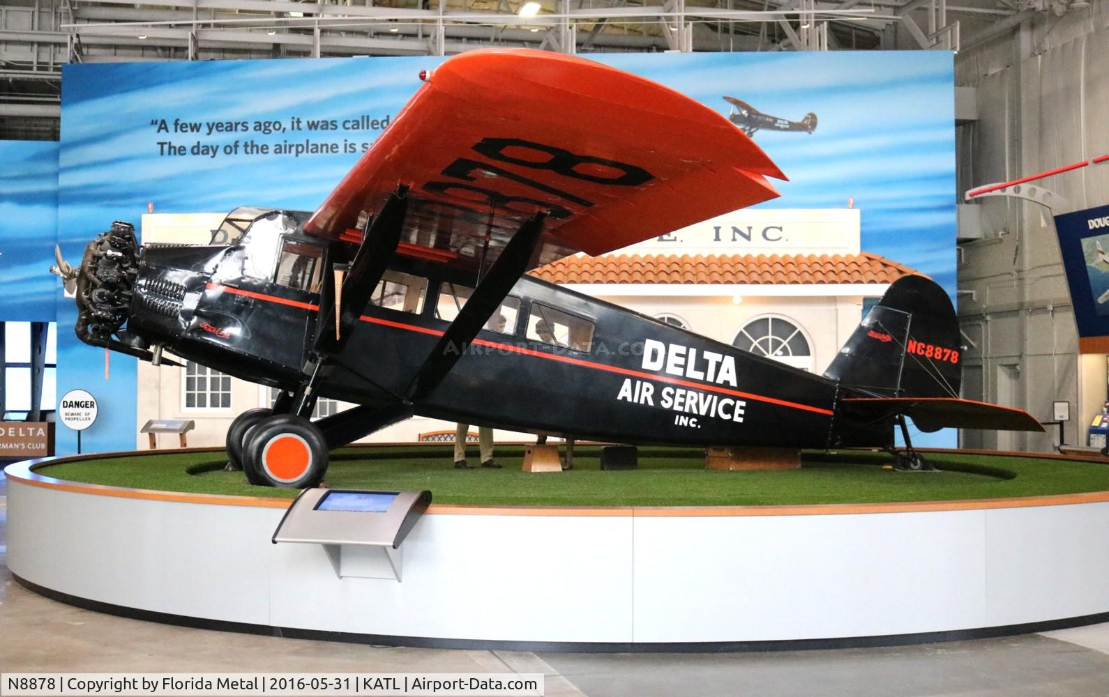 N8878, 1931 Curtiss-Wright Travel Air 6-B C/N 6B-2040, Travel Air 6B