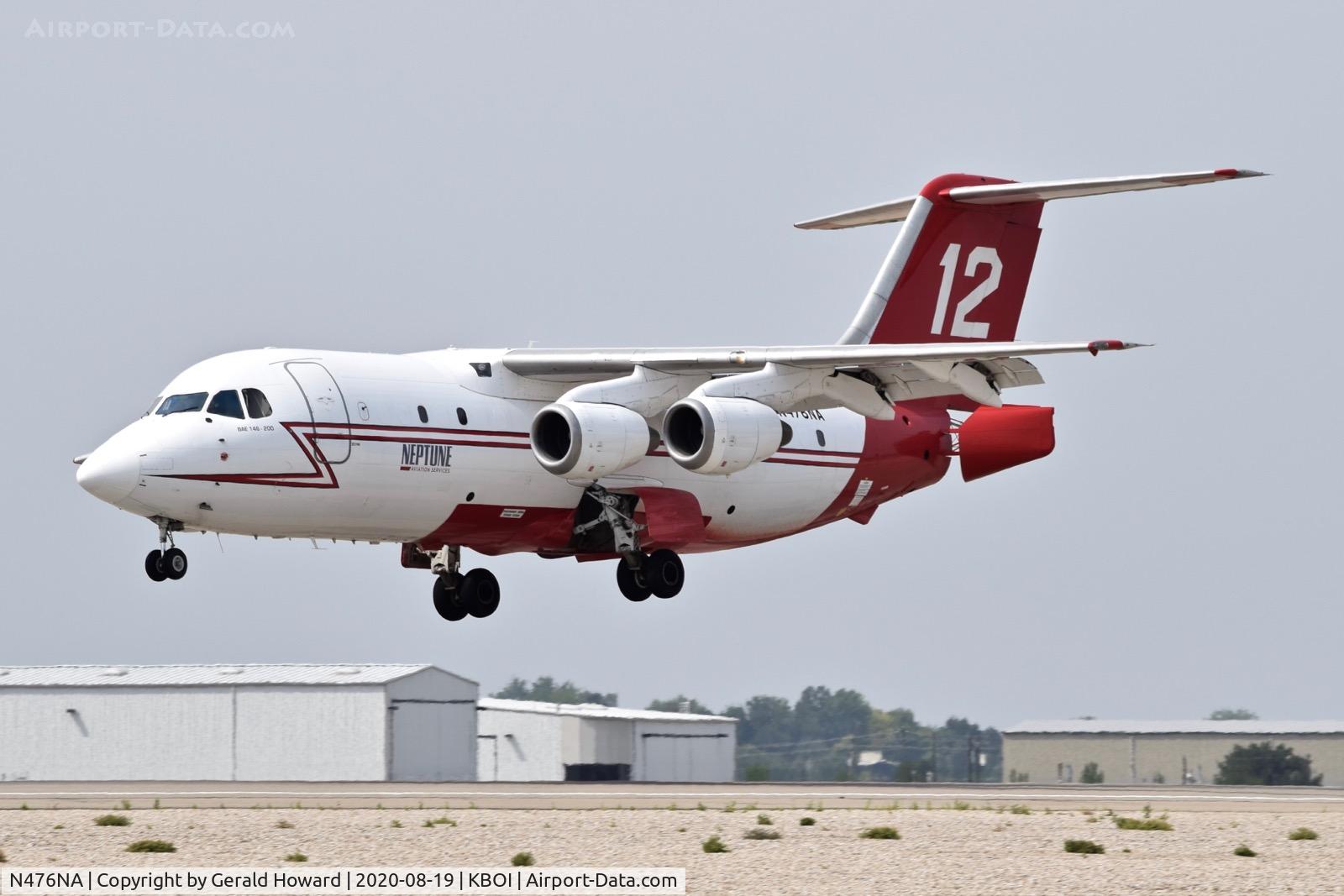 N476NA, 1991 British Aerospace BAe.146-200 C/N E2196, Landing 10L.
