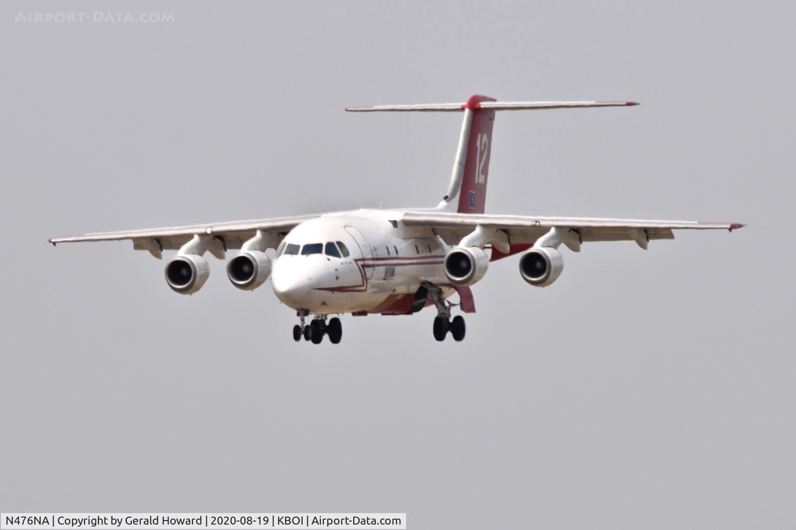 N476NA, 1991 British Aerospace BAe.146-200 C/N E2196, On final for 10L.