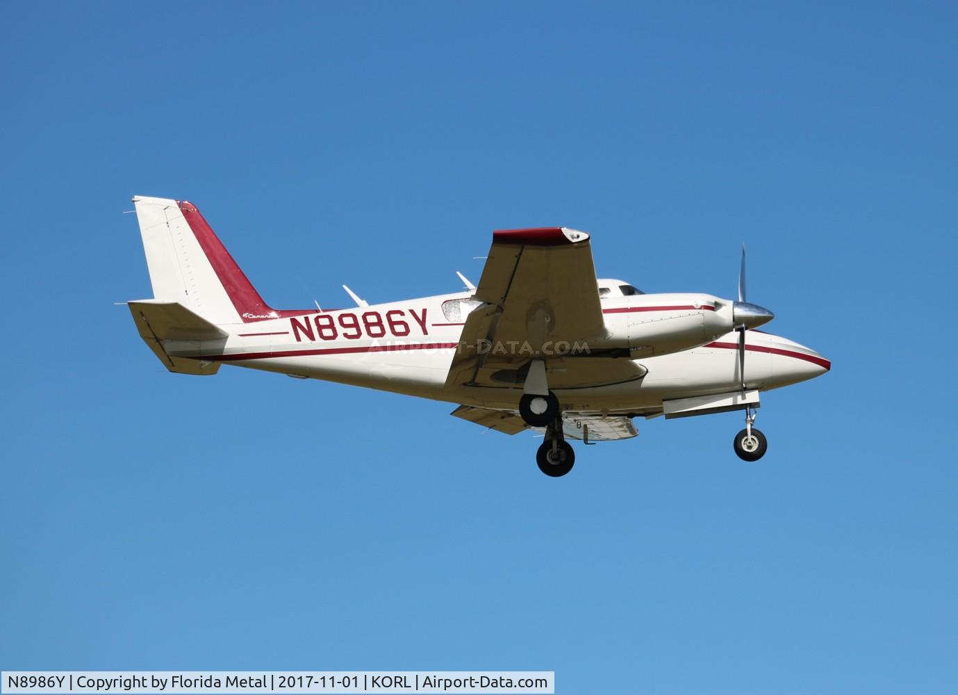 N8986Y, 1972 Piper PA-39-160 Twin Comanche C/R C/N 39-151, PA-30