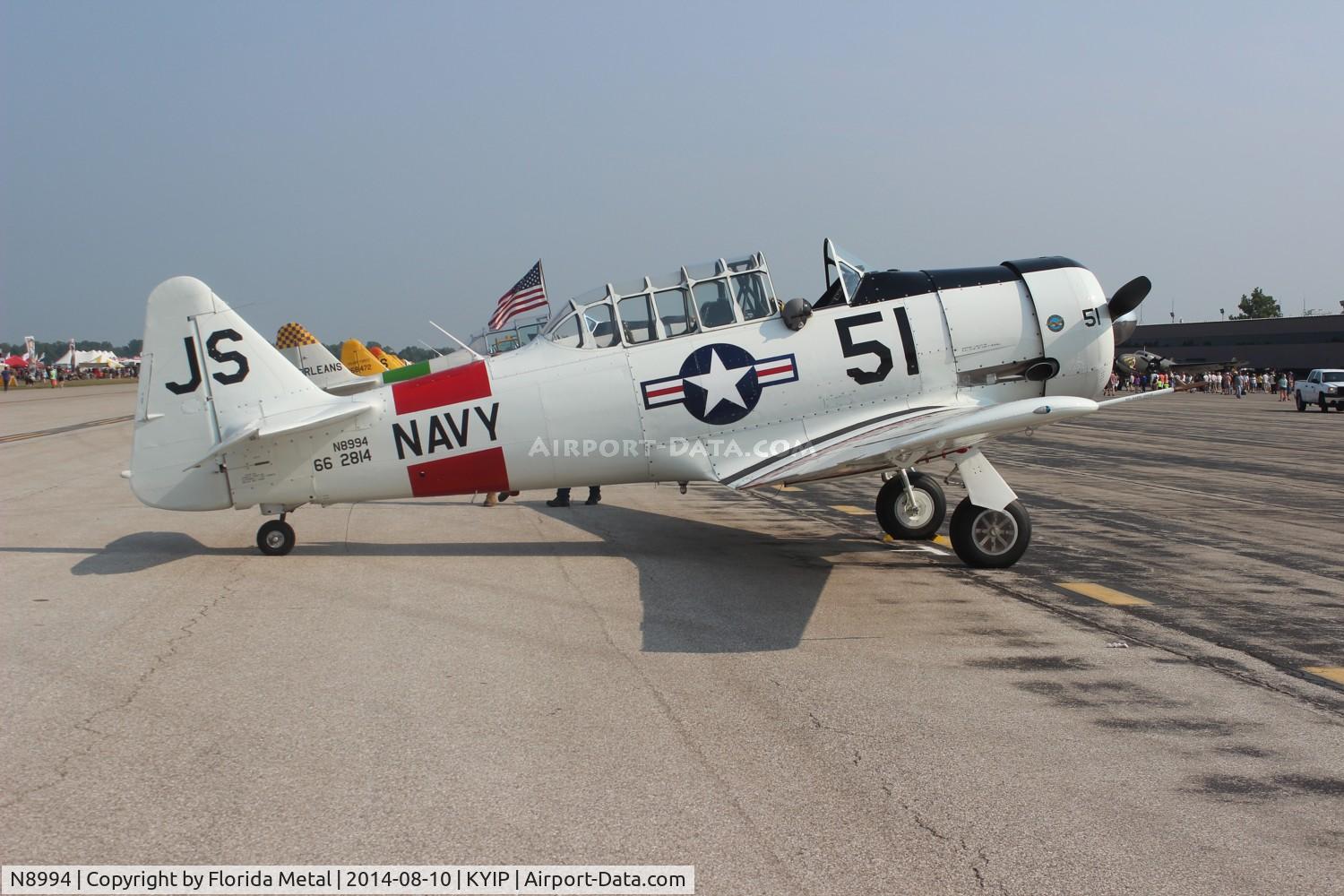 N8994, 1943 Noorduyn AT-16 Harvard II C/N 66-2814, Harvard Painted as SNJ