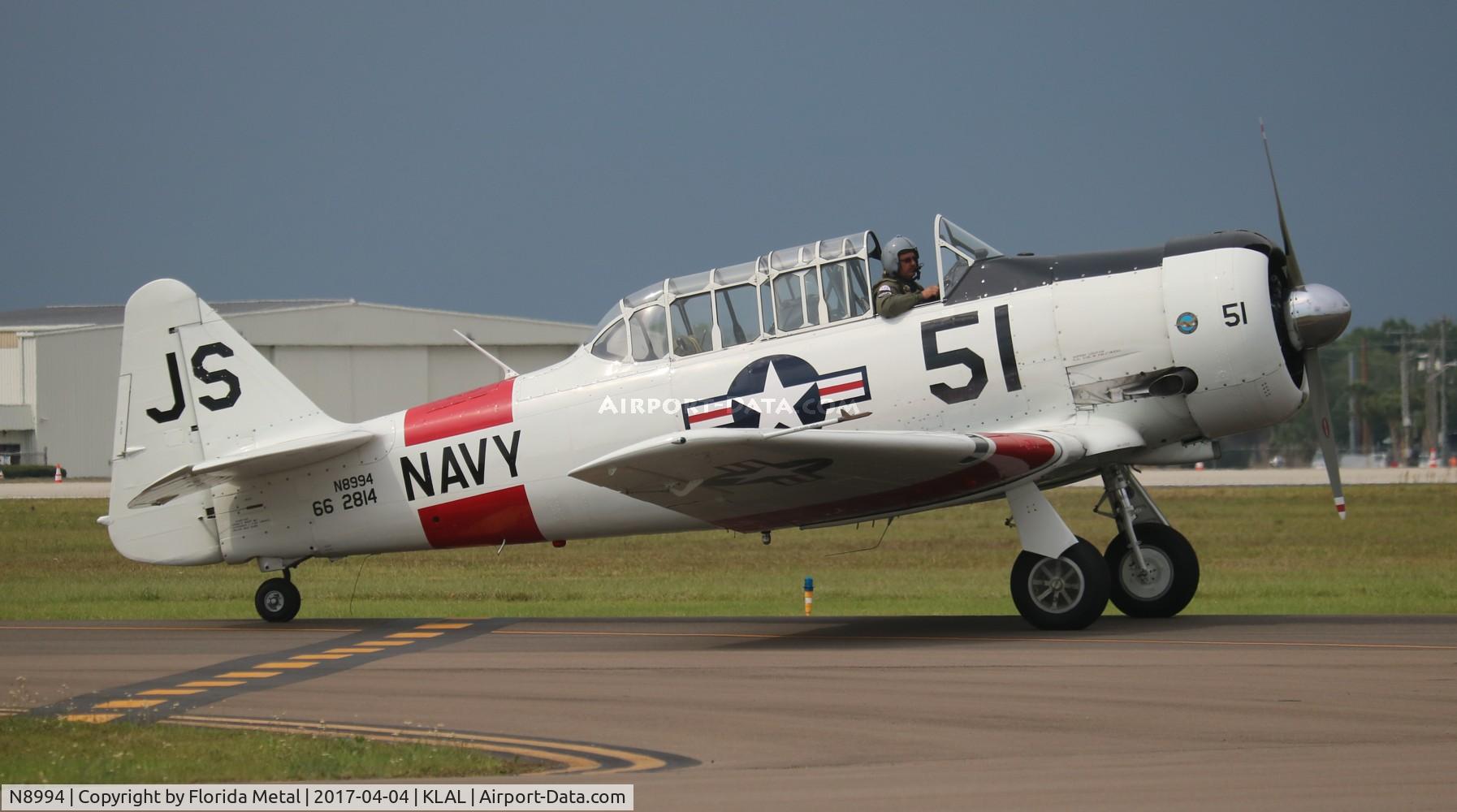 N8994, 1943 Noorduyn AT-16 Harvard II C/N 66-2814, Harvard Painted as SNJ