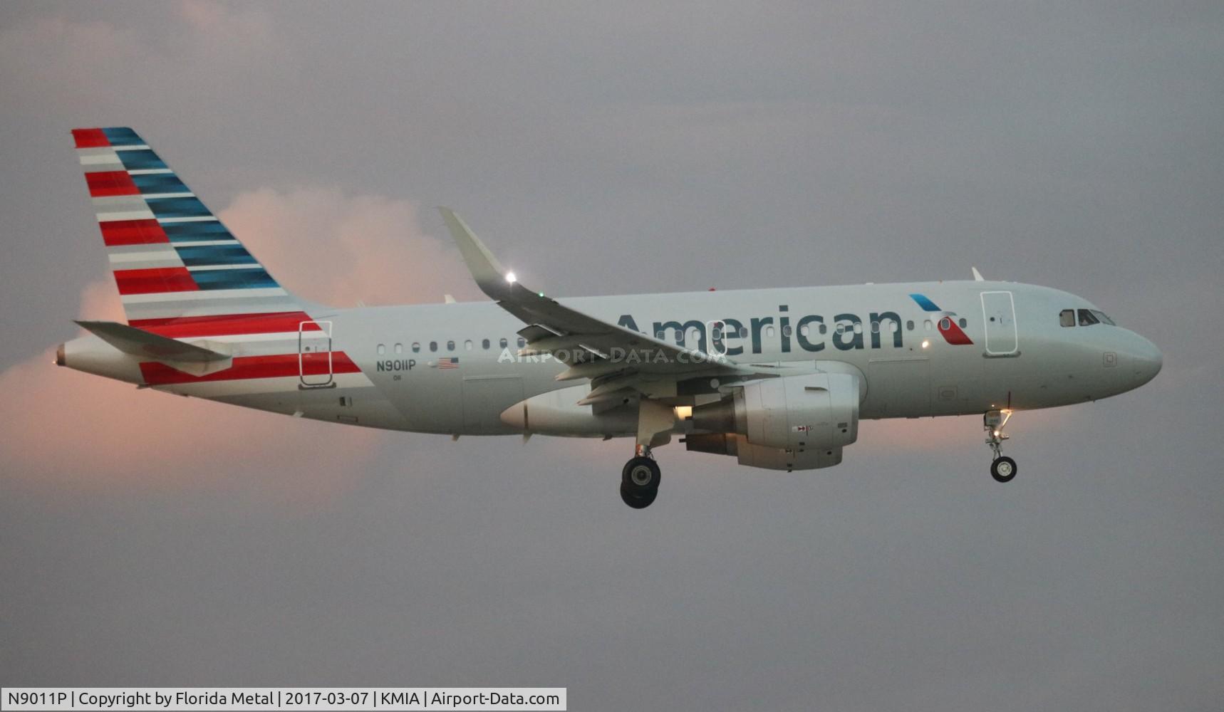 N9011P, 2013 Airbus A319-115 C/N 5798, AAL A319
