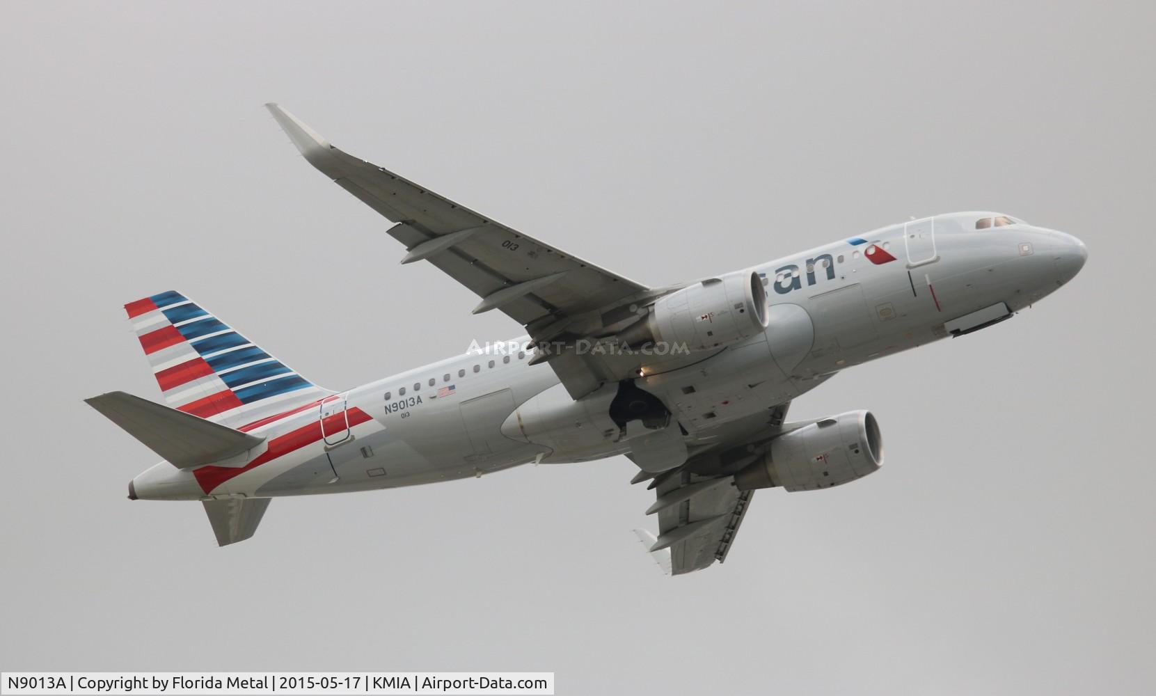 N9013A, 2013 Airbus A319-115 C/N 5827, AAL A319