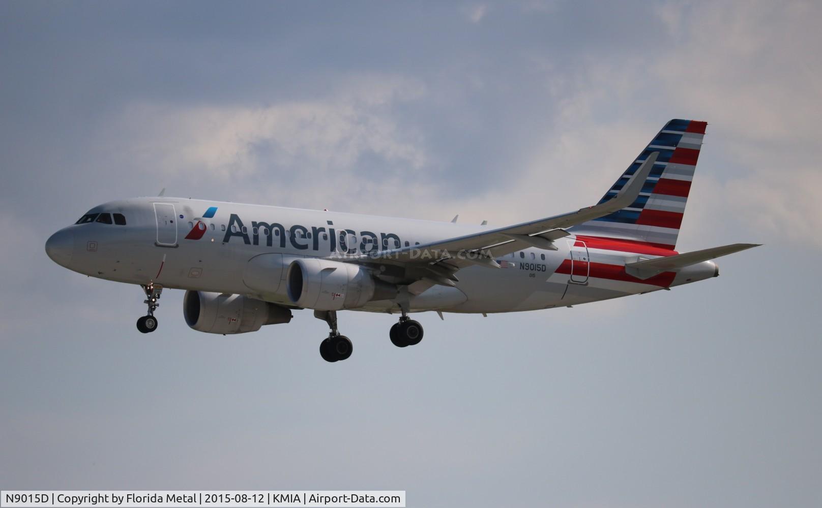 N9015D, 2013 Airbus A319-112 C/N 5327, AAL A319