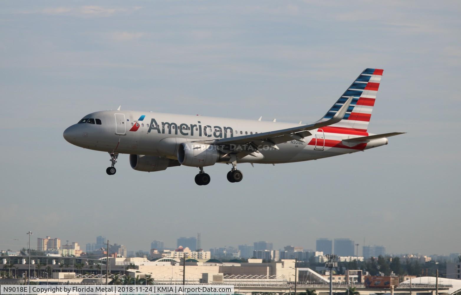 N9018E, 2014 Airbus A319-112 C/N 6150, AAL A319