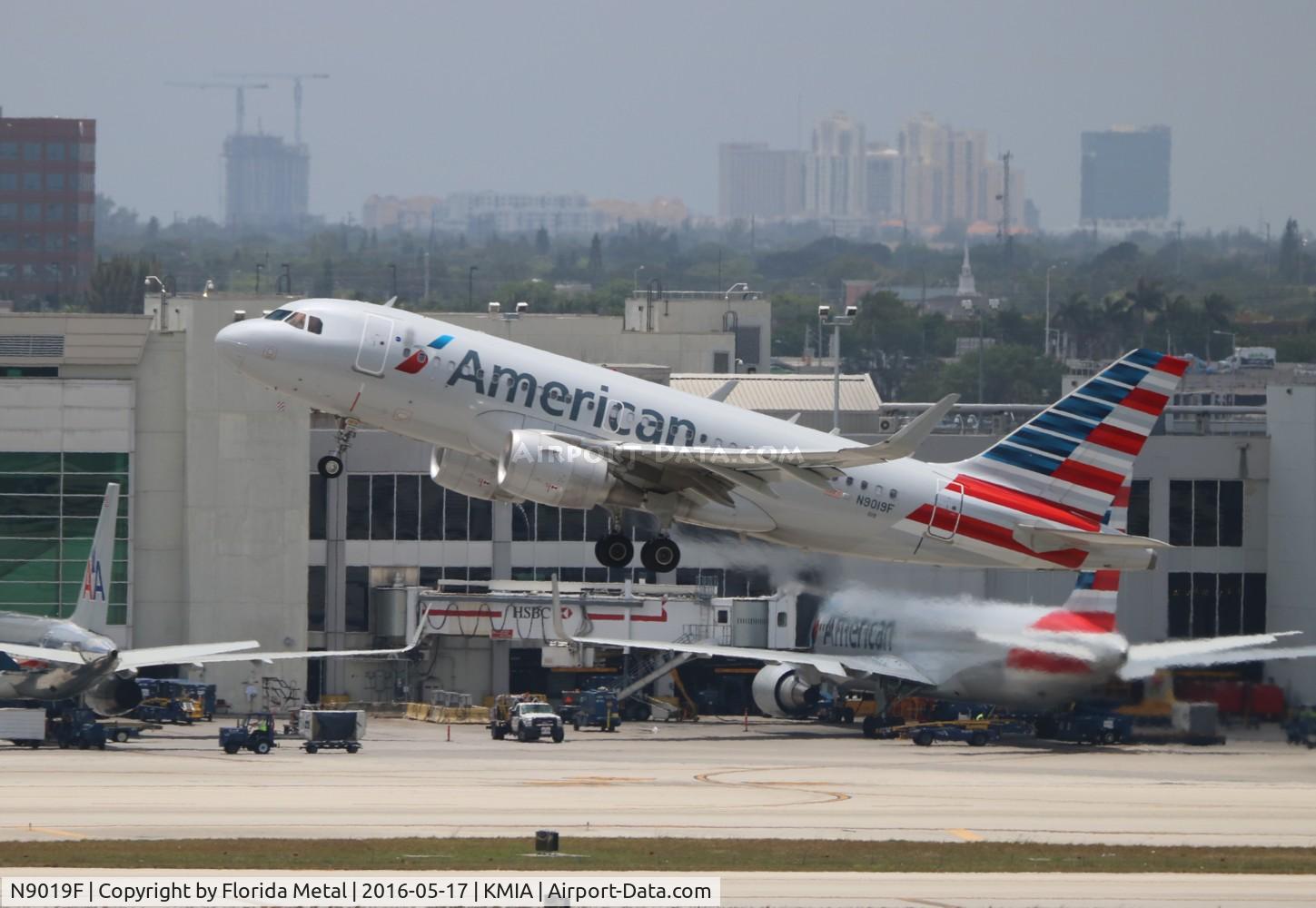N9019F, 2014 Airbus A319-115 C/N 6154, AAL A319