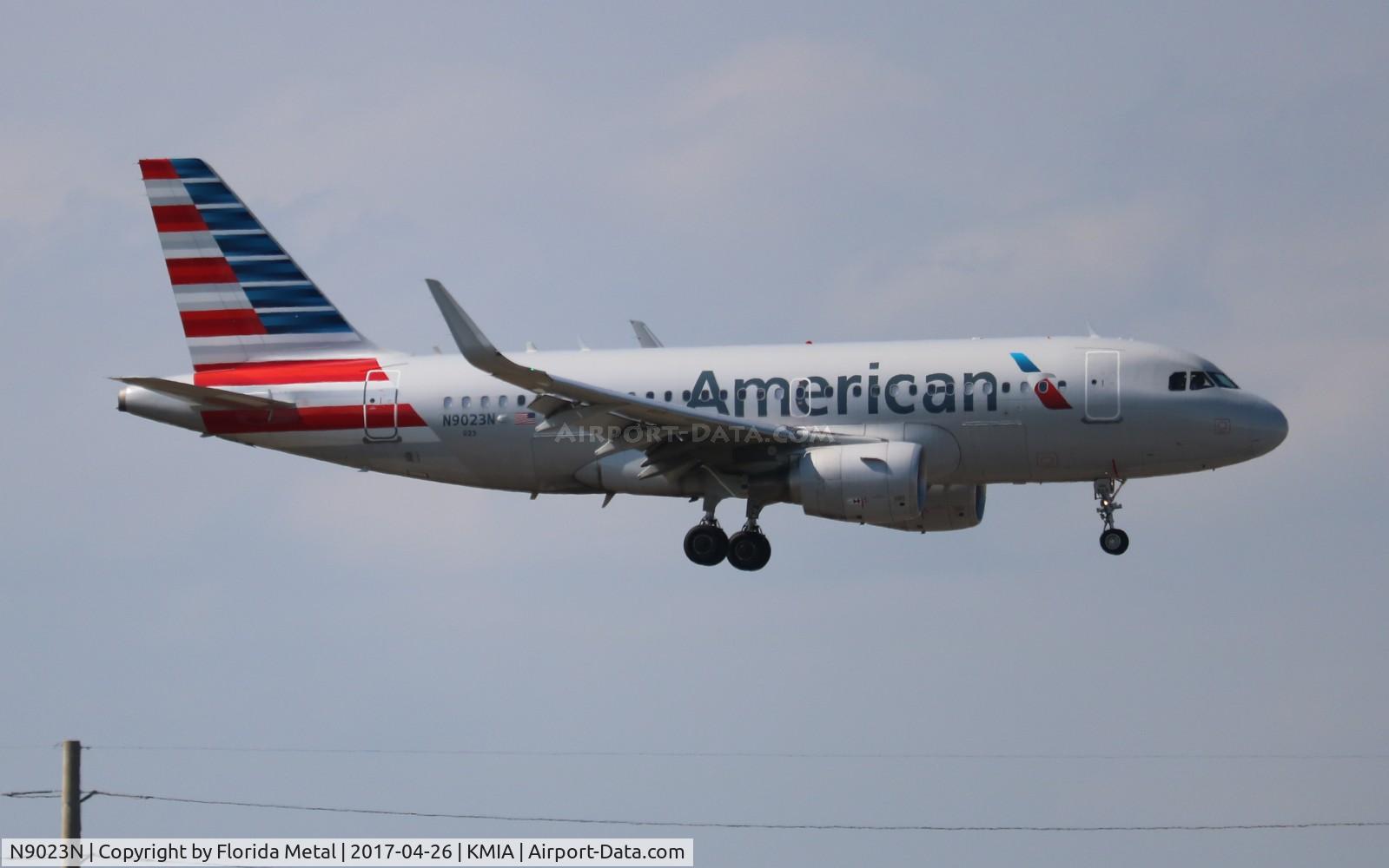 N9023N, 2014 Airbus A319-115 C/N 6349, AAL A319