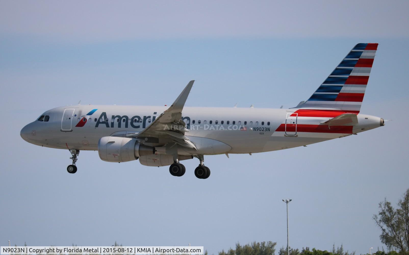 N9023N, 2014 Airbus A319-115 C/N 6349, AAL A319