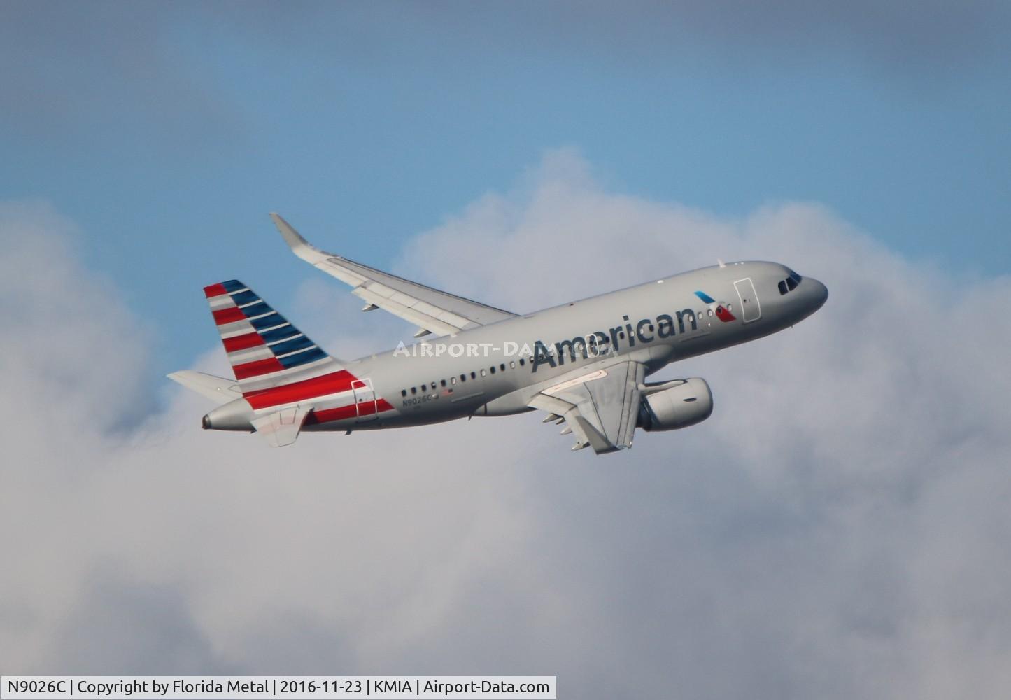 N9026C, 2015 Airbus A319-115 C/N 6429, AAL A319