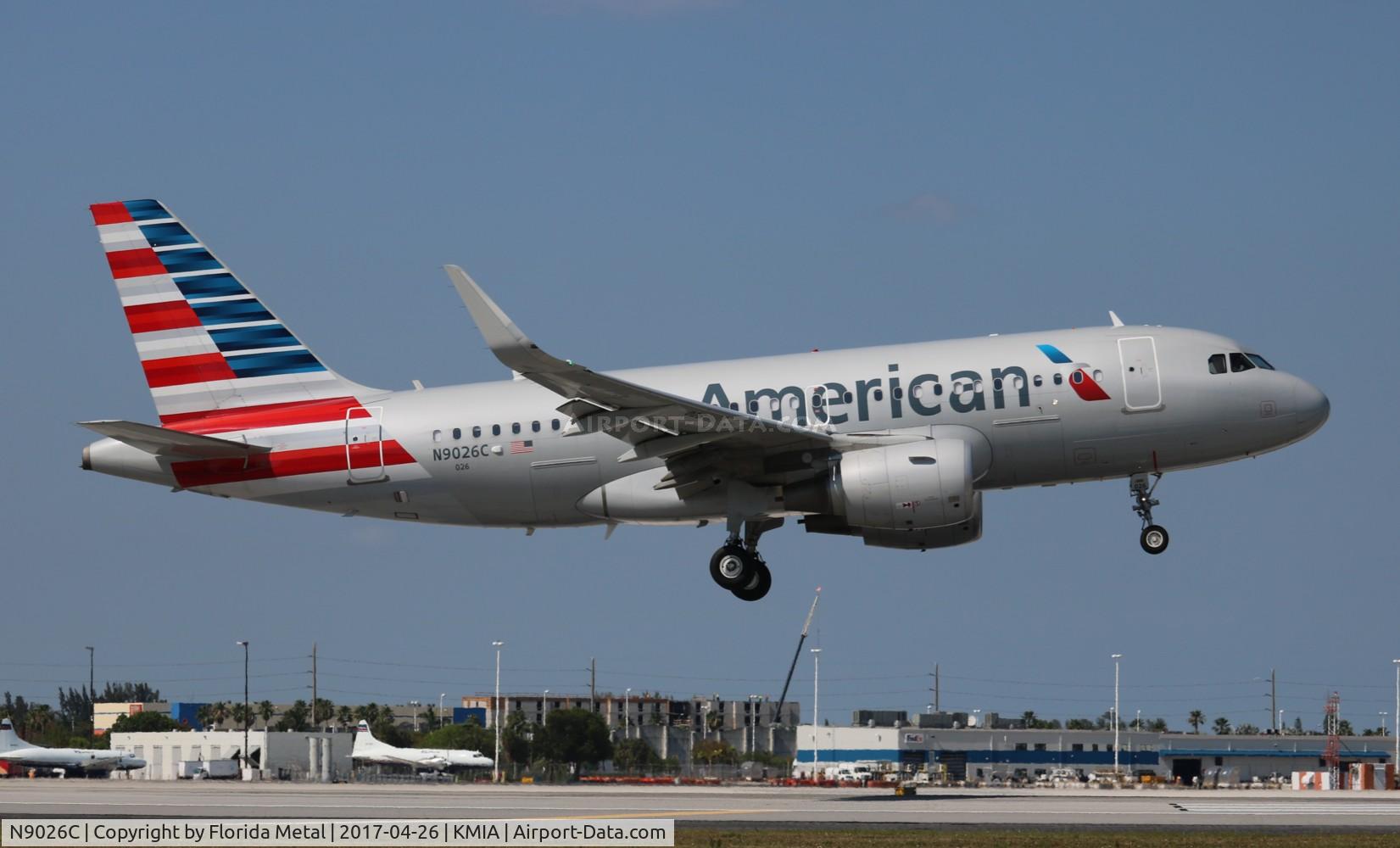 N9026C, 2015 Airbus A319-115 C/N 6429, AAL A319