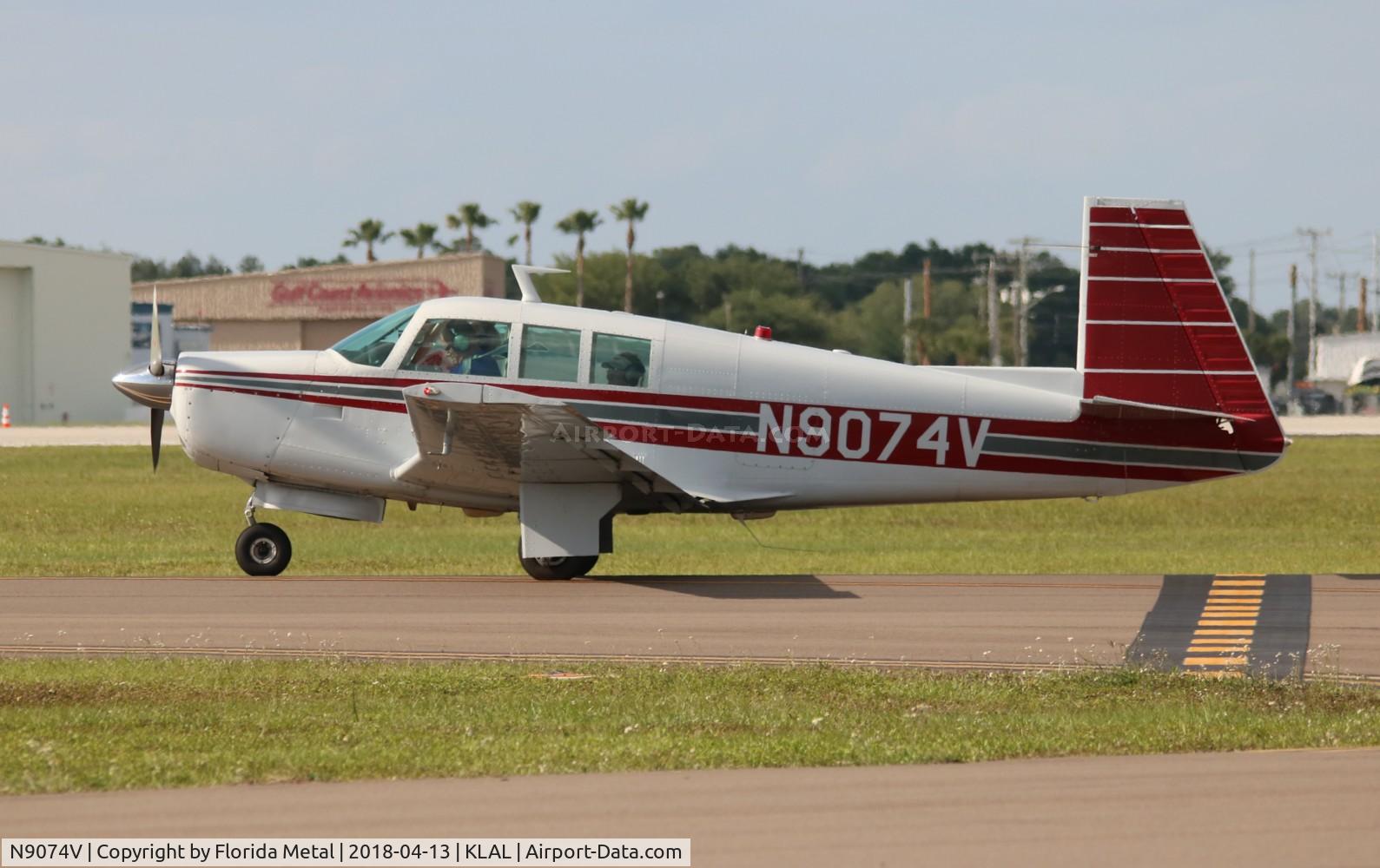 N9074V, 1968 Mooney M20F Executive C/N 690015, Mooney M20F