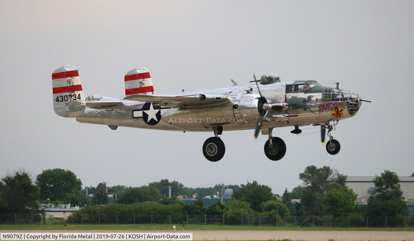 N9079Z, 1944 North American TB-25N Mitchell C/N 108-34009, Panchito