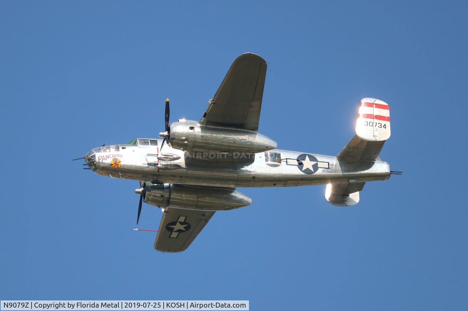 N9079Z, 1944 North American TB-25N Mitchell C/N 108-34009, Panchito