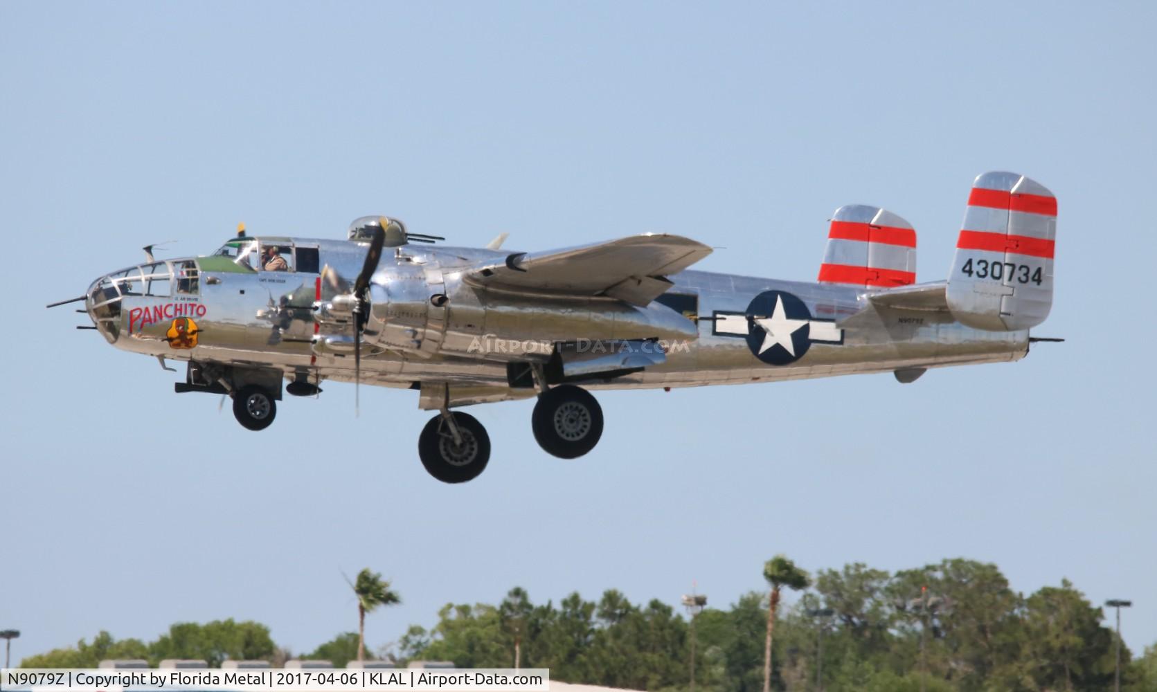 N9079Z, 1944 North American TB-25N Mitchell C/N 108-34009, Panchito