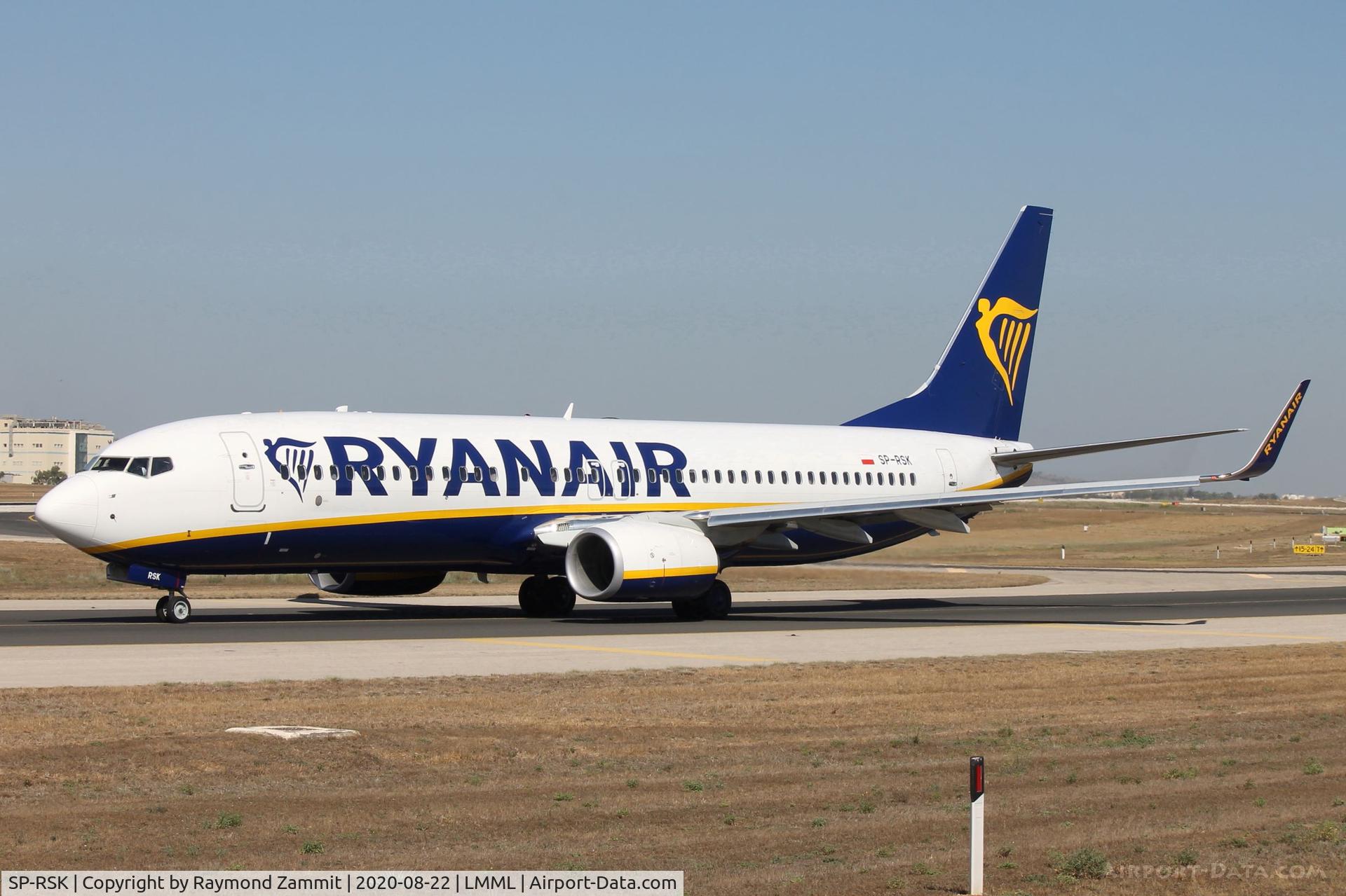 SP-RSK, 2018 Boeing 737-8AS C/N 44847, B737-800 SP-RSK Ryanair Sun