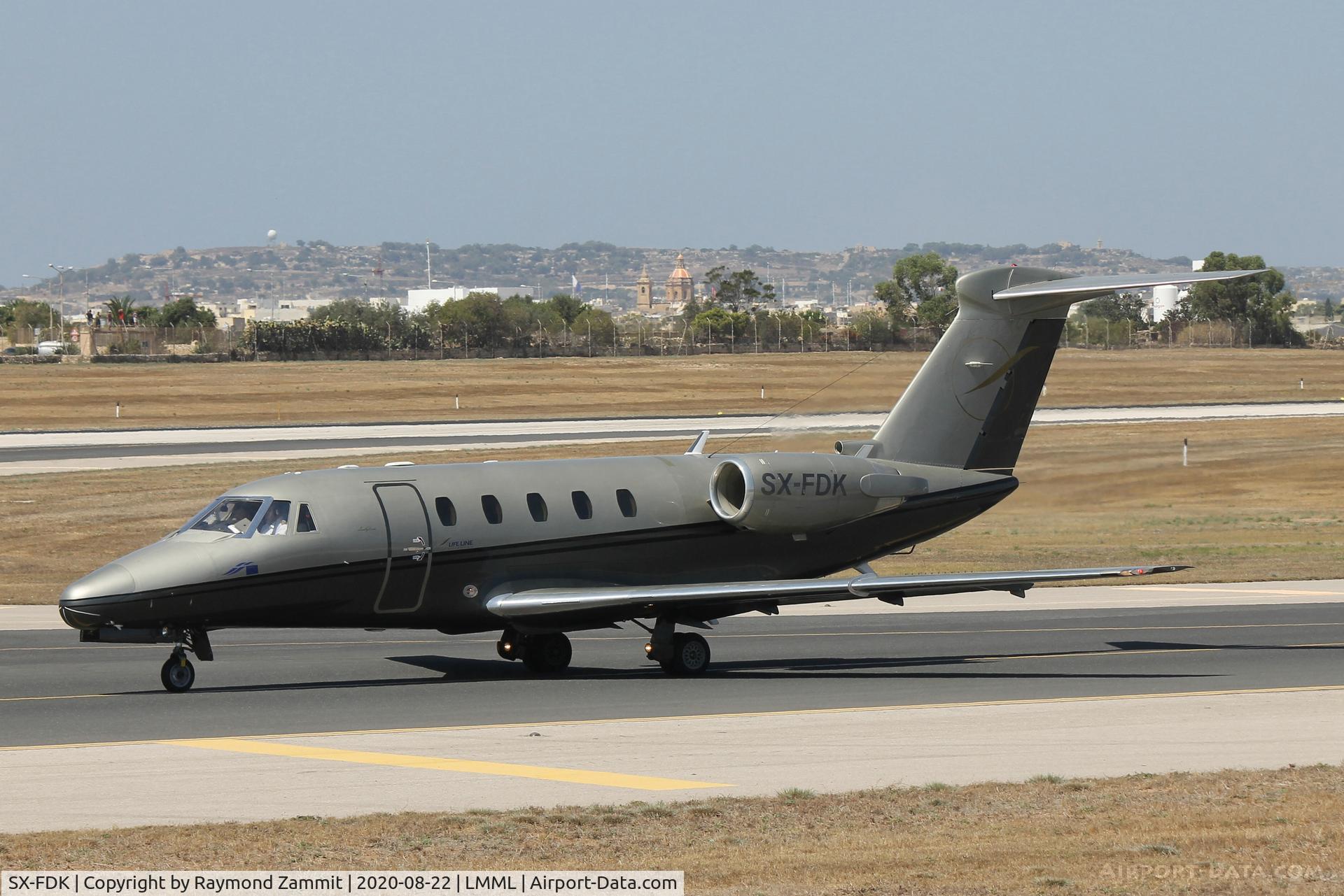 SX-FDK, 1990 Cessna 650 Citation III C/N 650-0192, Cessna Citation 650 SX-FDK Lifeline Aviation