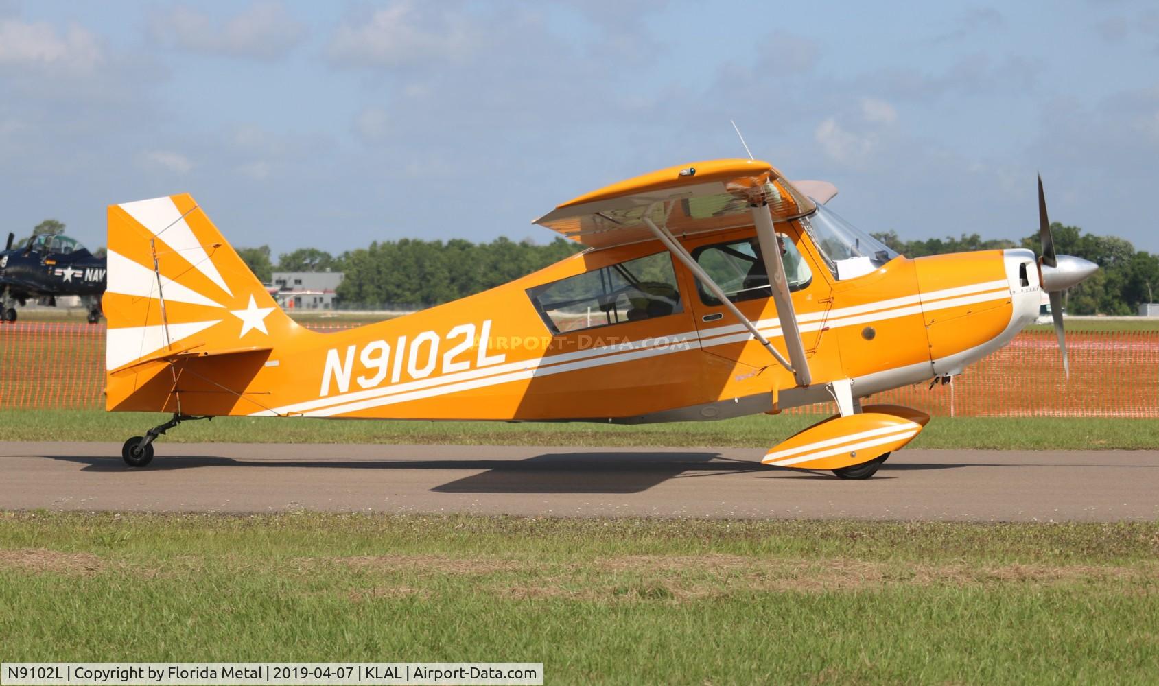 N9102L, 1971 Champion 7KCAB C/N 259-71, Champion 7KCAB