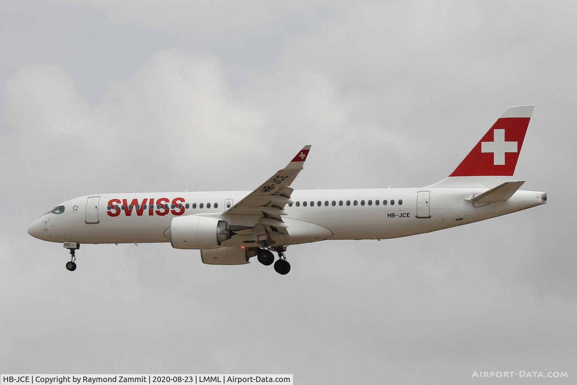 HB-JCE, 2017 Bombardier CSeries CS300 (BD-500-1A11) C/N 55014, A220 HB-JCE Swiss