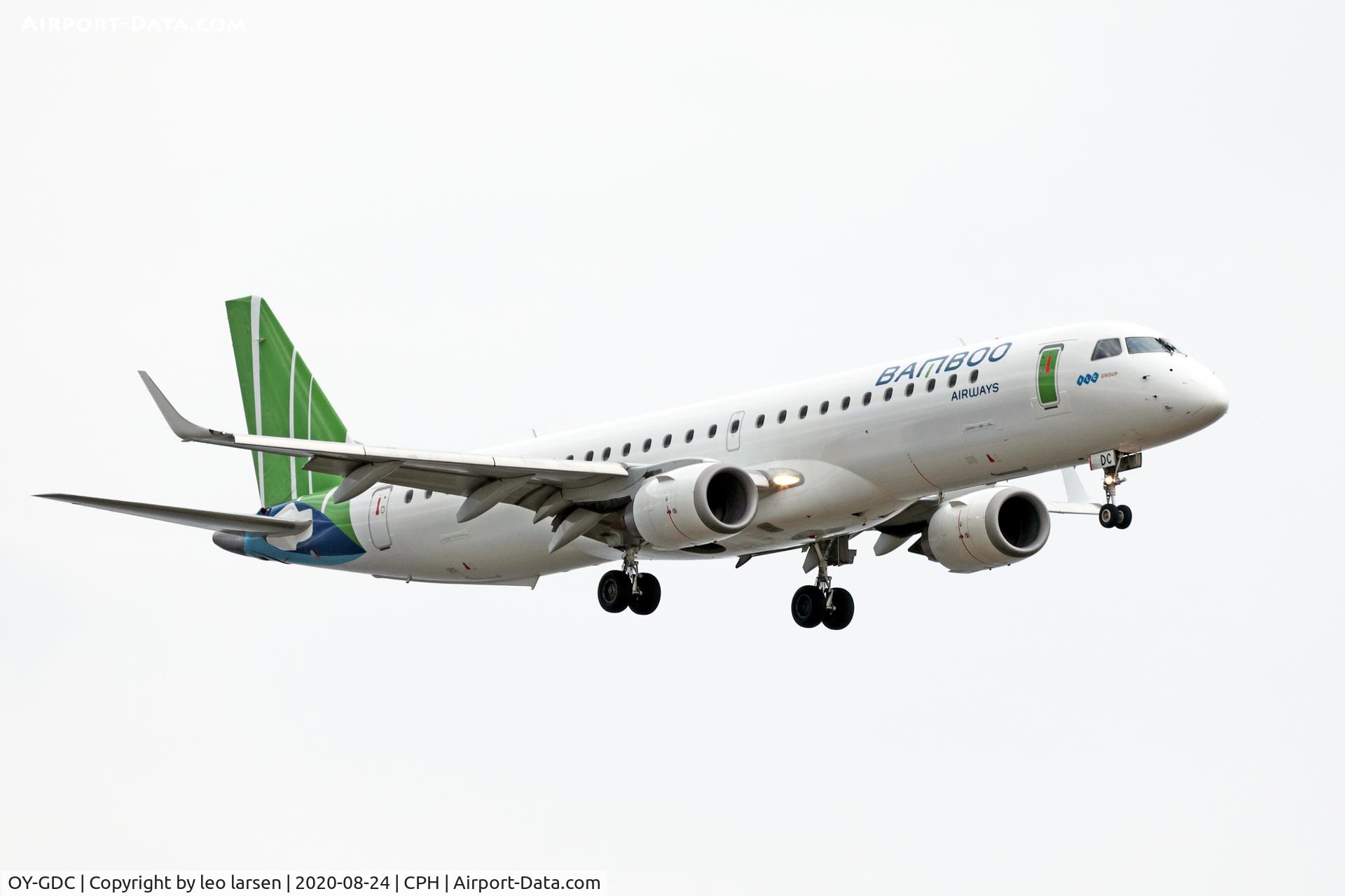 OY-GDC, 2008 Embraer 195LR (ERJ-190-200LR) C/N 19000204, Copenhagen 24.8.2020