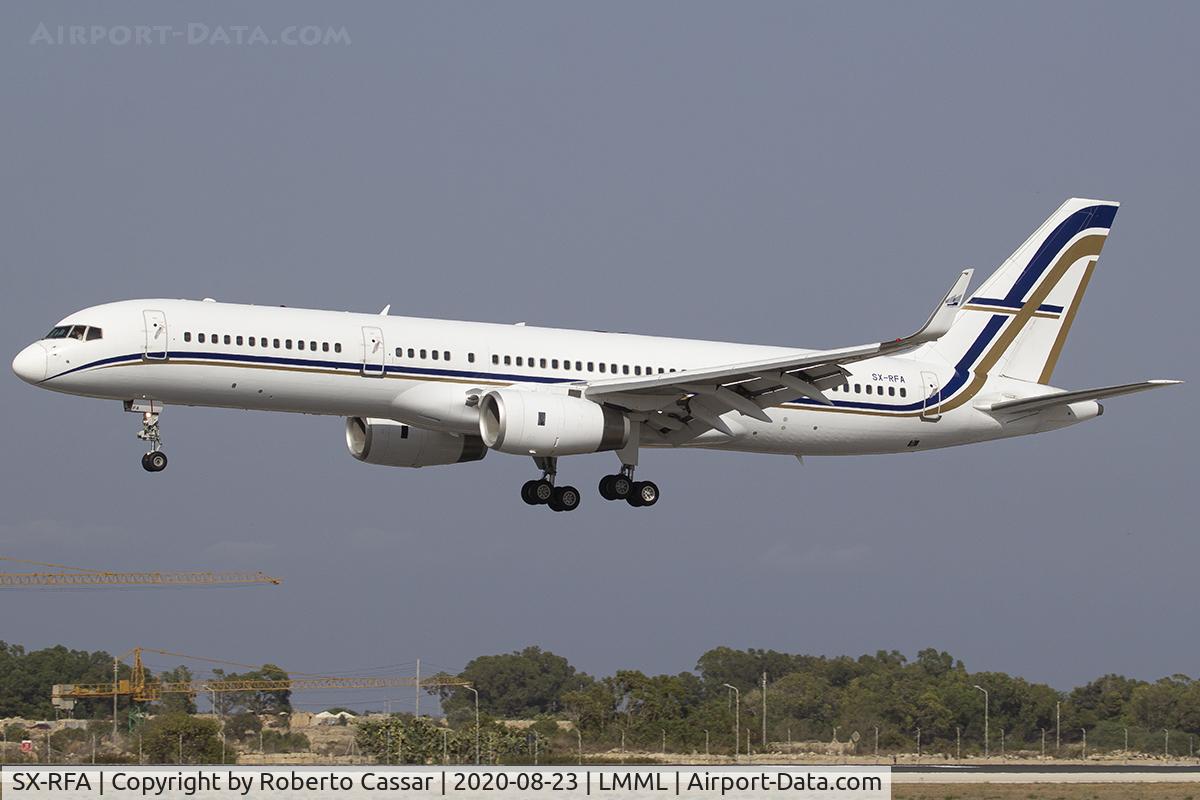 SX-RFA, 1999 Boeing 757-23N C/N 30232, Runway 31