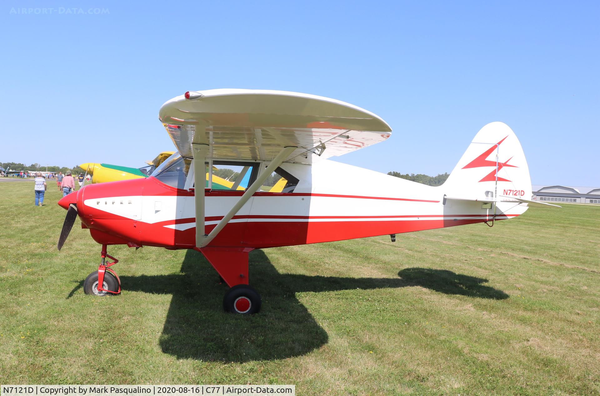 N7121D, 1957 Piper PA-22-150 C/N 22-4981, Piper PA-22-150