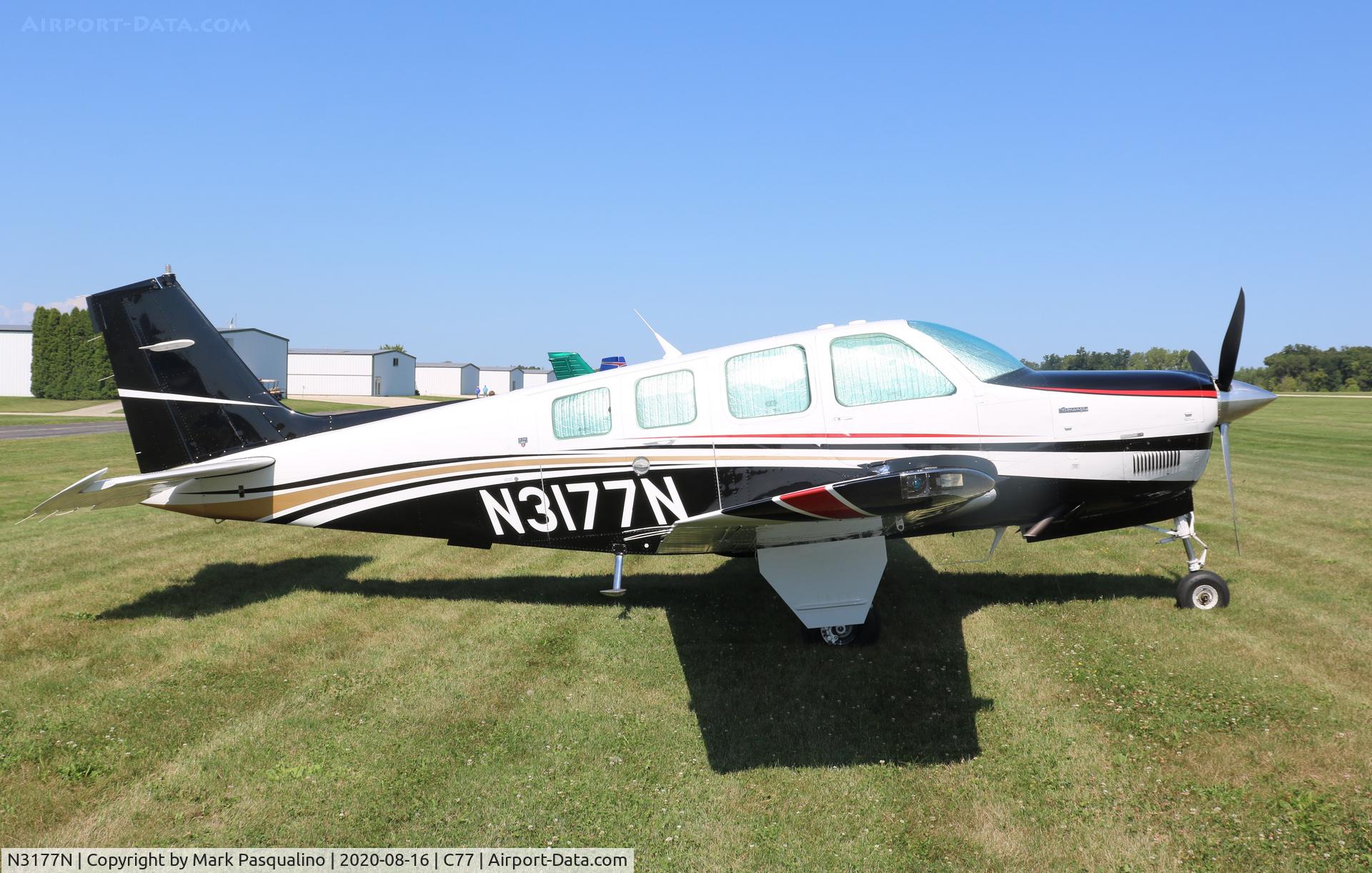 N3177N, 1988 Beech A36 Bonanza 36 C/N E-2440, Beech A36