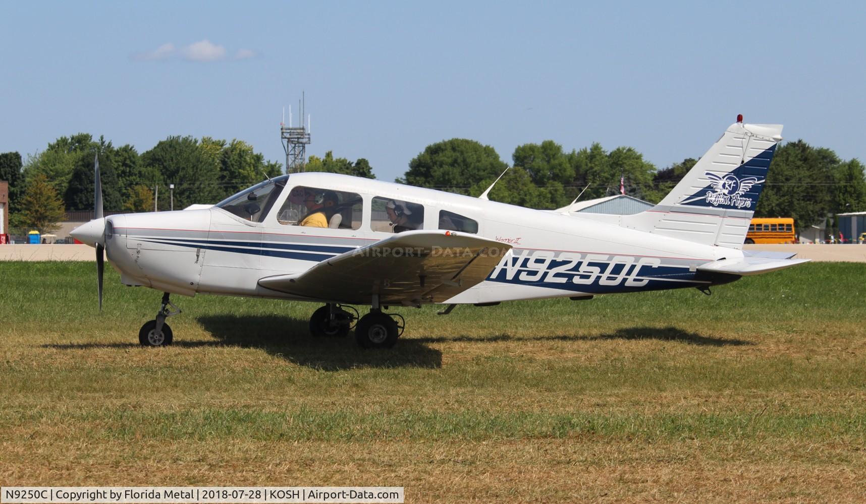 N9250C, 1978 Piper PA-28-161 C/N 28-7816451, PA-28-160