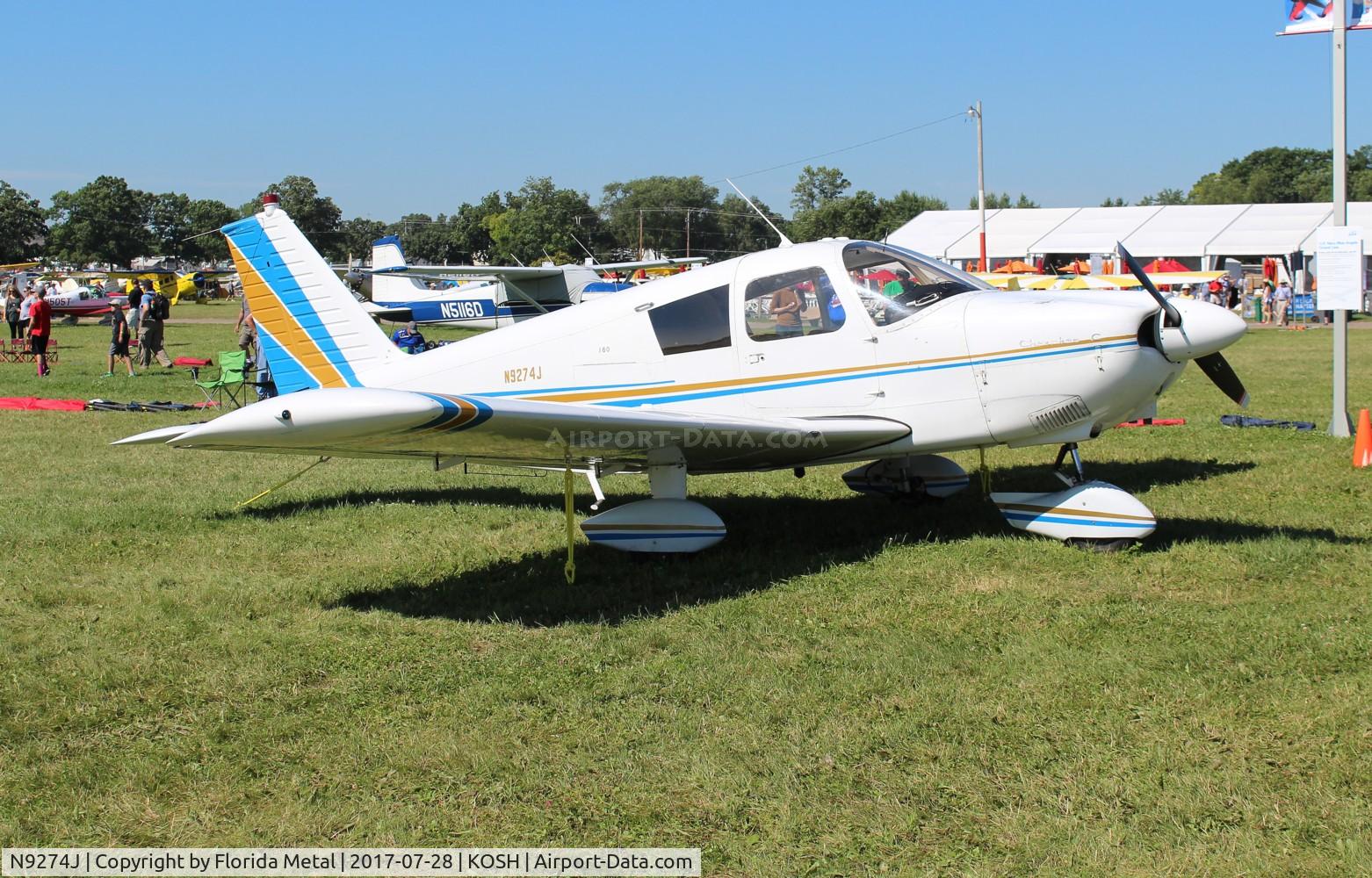 N9274J, 1966 Piper PA-28-180 Cherokee C/N 28-3352, PA-28-180