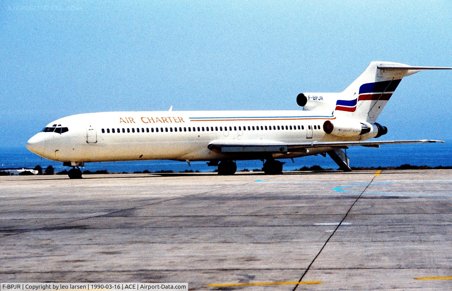 F-BPJR, 1972 Boeing 727-228 C/N 20538, Lanzarote 16.3.1990