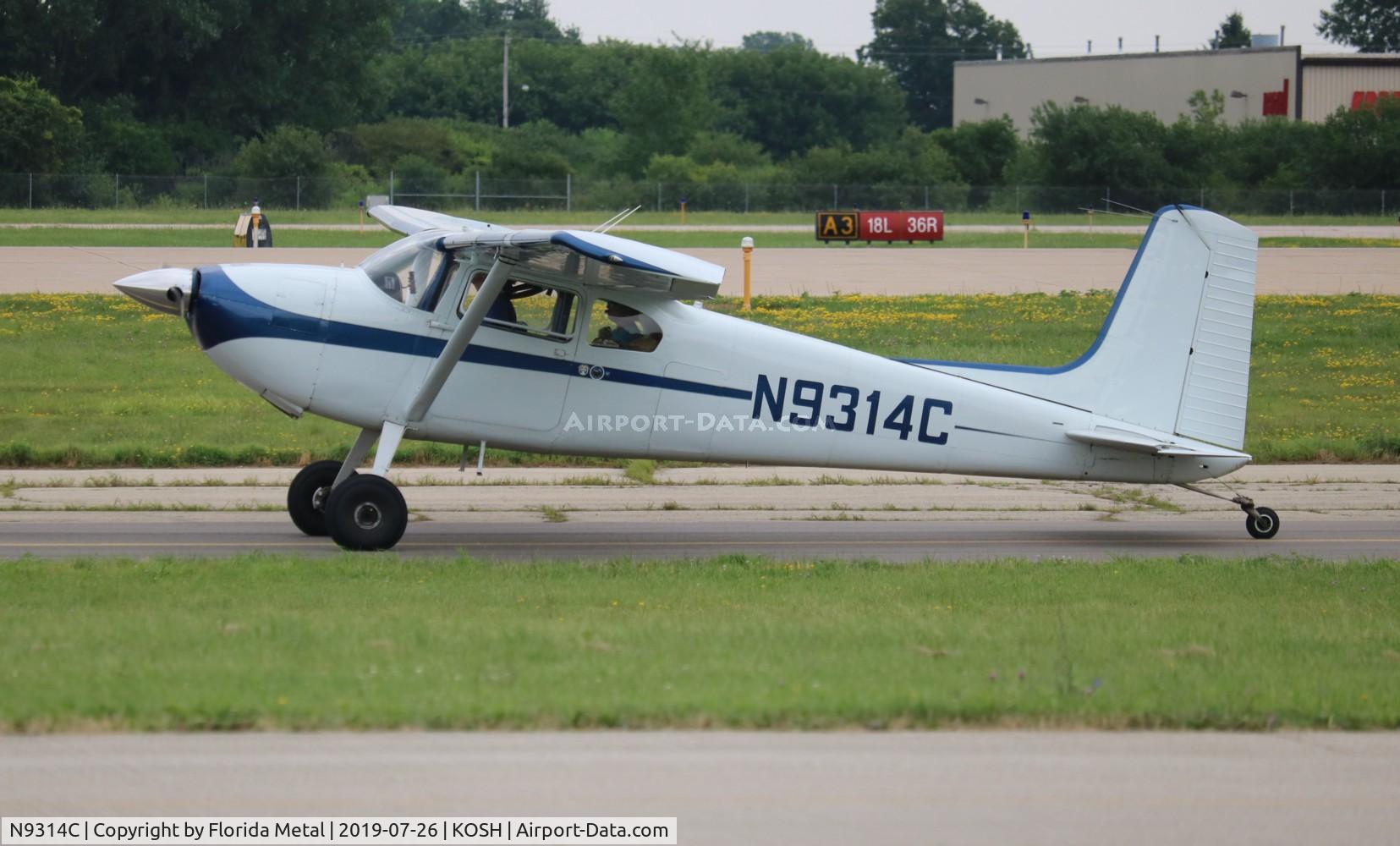 N9314C, 1955 Cessna 180 C/N 31712, Cessna 180