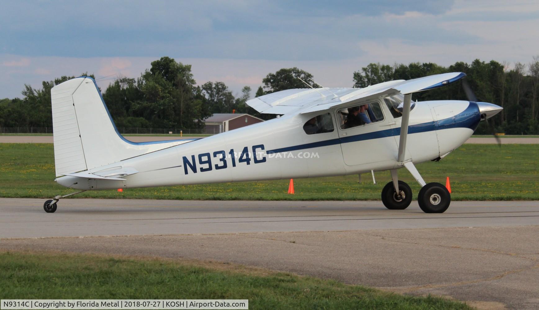 N9314C, 1955 Cessna 180 C/N 31712, Cessna 180