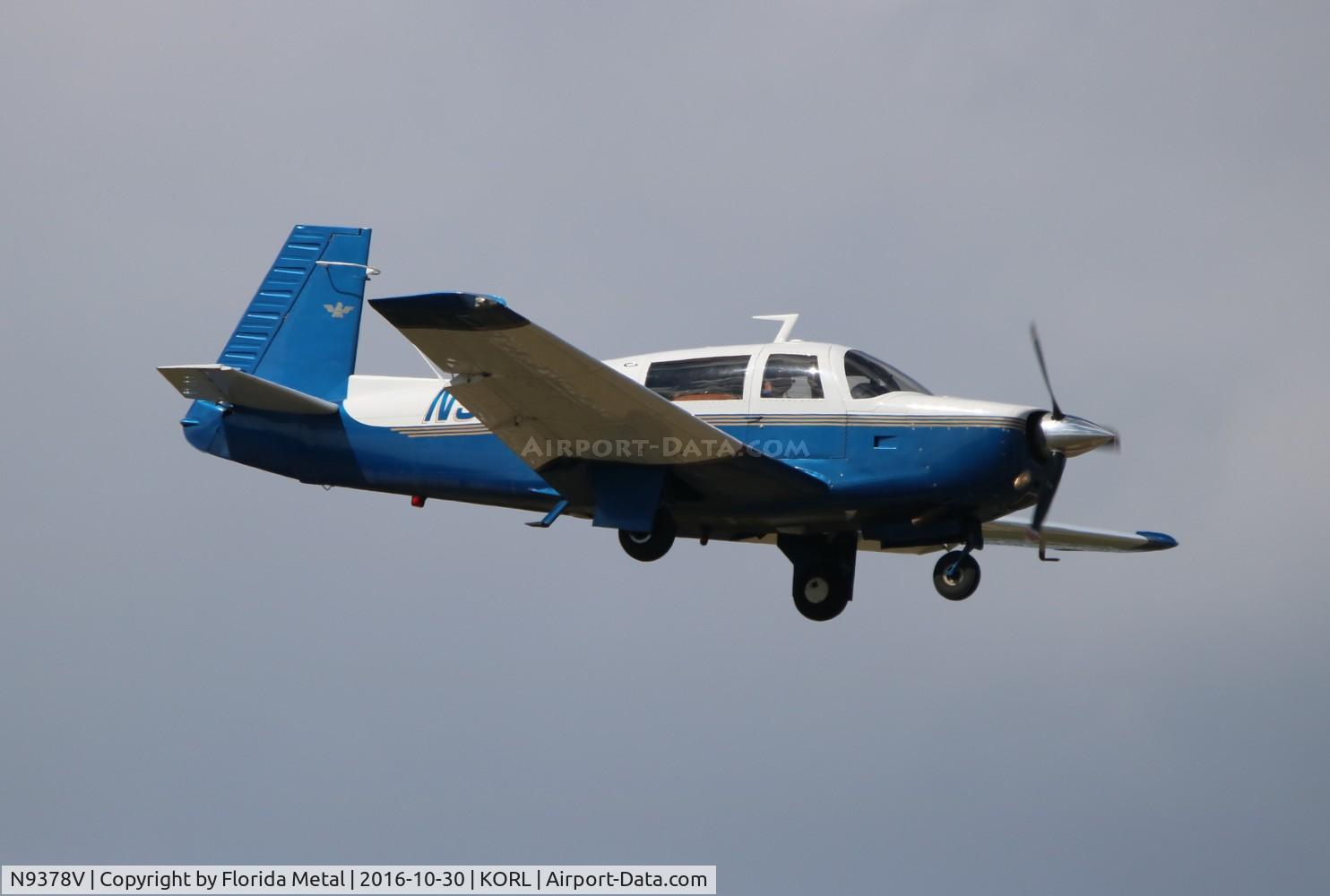 N9378V, 1969 Mooney M20F Executive C/N 700016, Mooney M20F