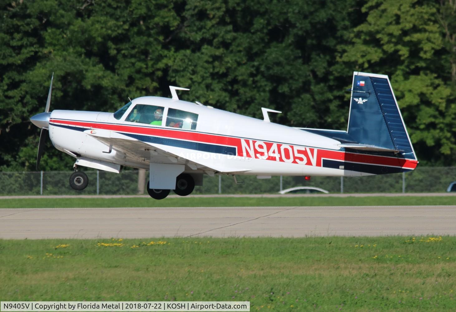 N9405V, 1969 Mooney M20E C/N 700021, Mooney M20E