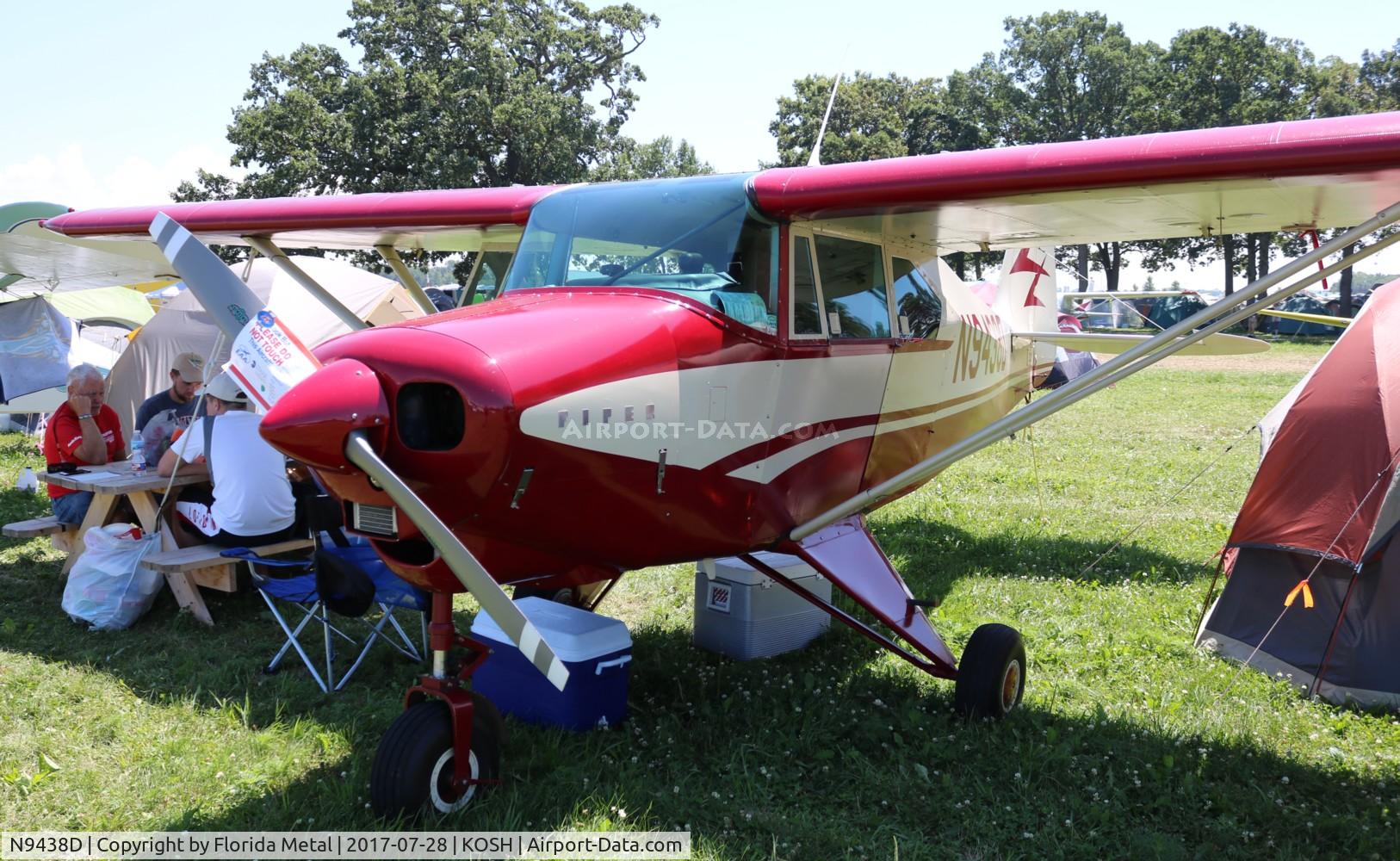 N9438D, 1958 Piper PA-22-160 Tri Pacer C/N 22-6412, PA-22