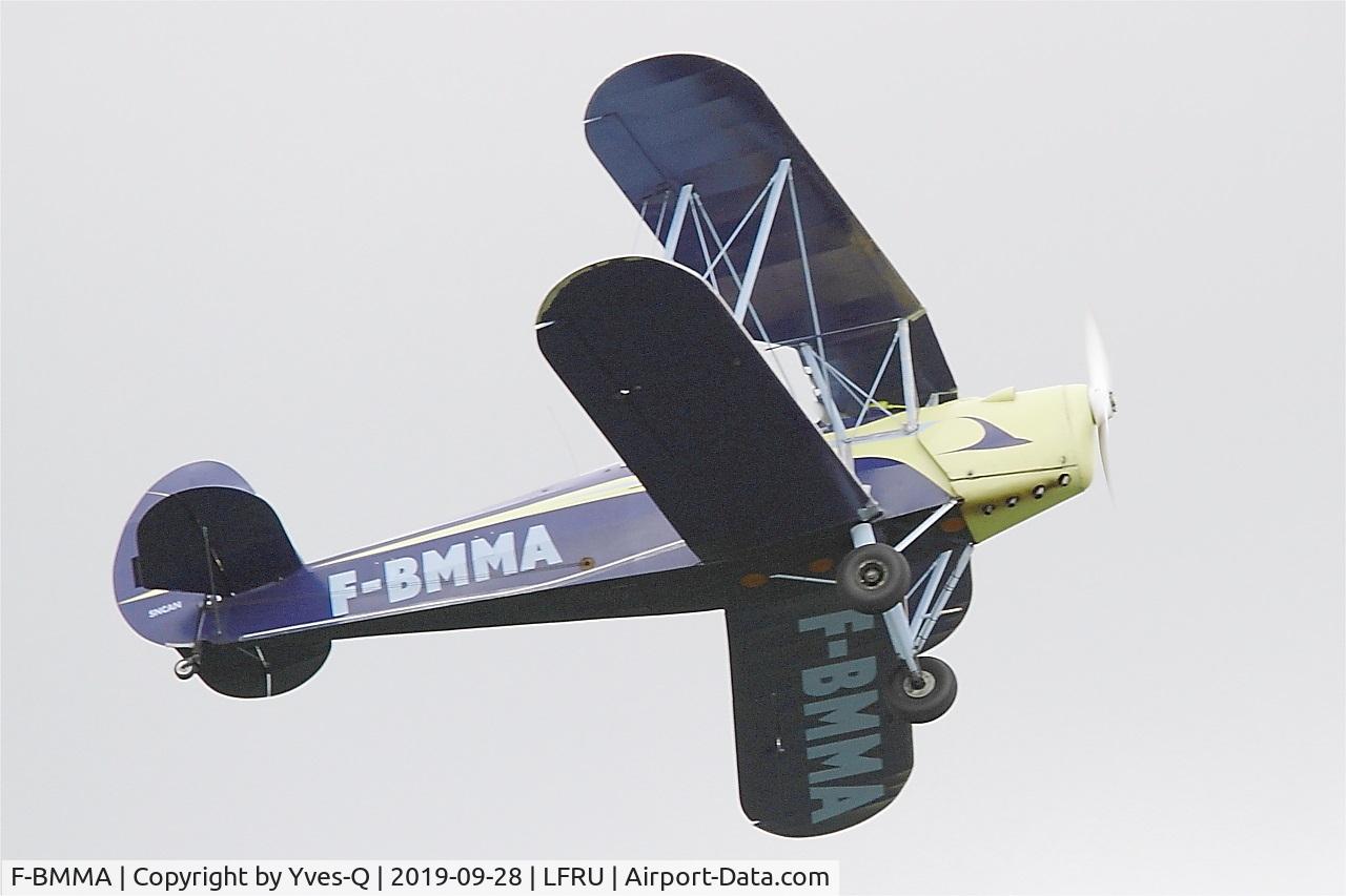 F-BMMA, Stampe-Vertongen SV-4A C/N 630, Stampe-Vertongen SV-4A, On display, Morlaix-Ploujean airport (LFRU-MXN) air show 2019
