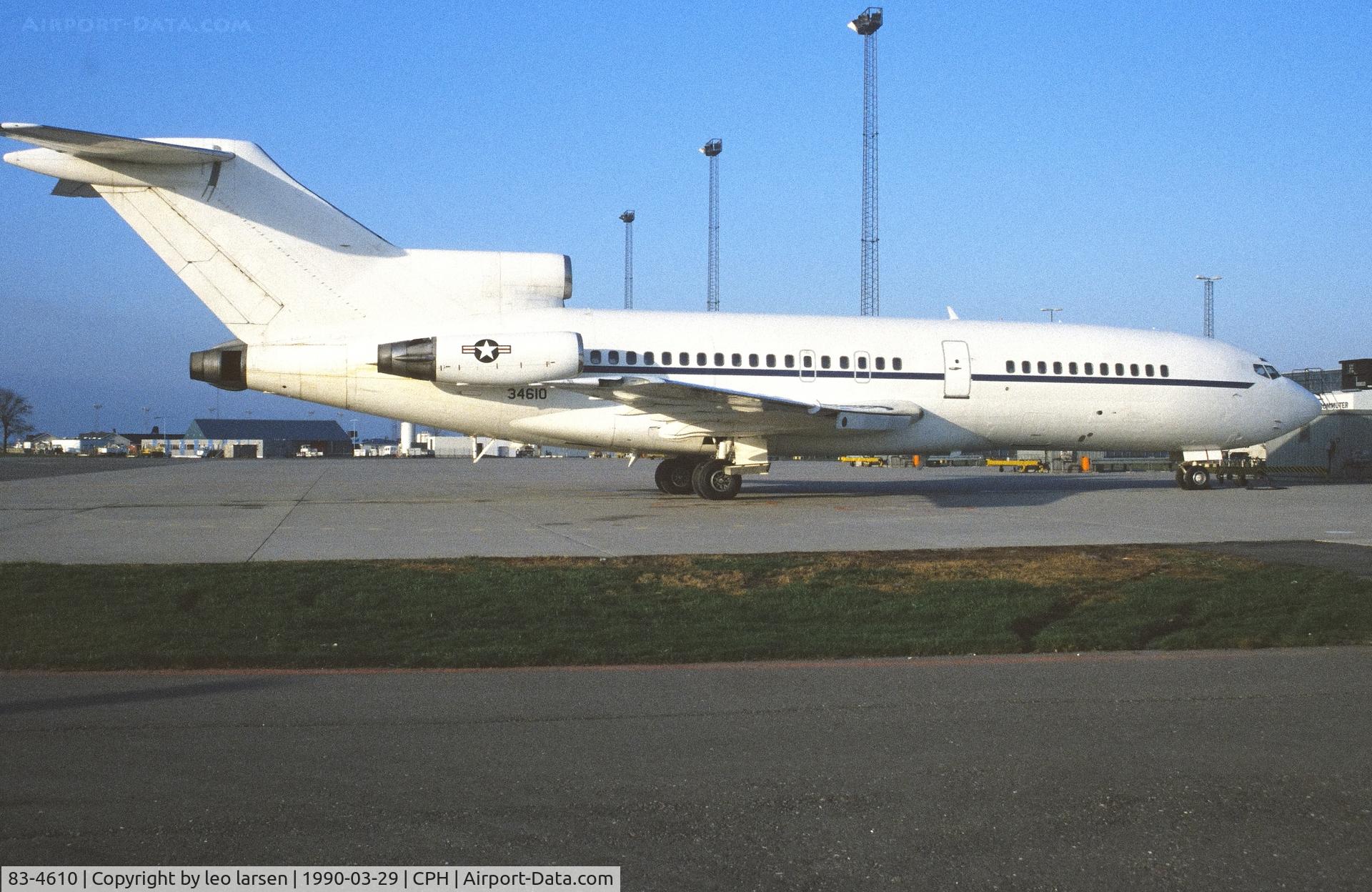 83-4610, 1964 Boeing 727-35 (C-22B) C/N 18811, Copenhagen 29.2.1990