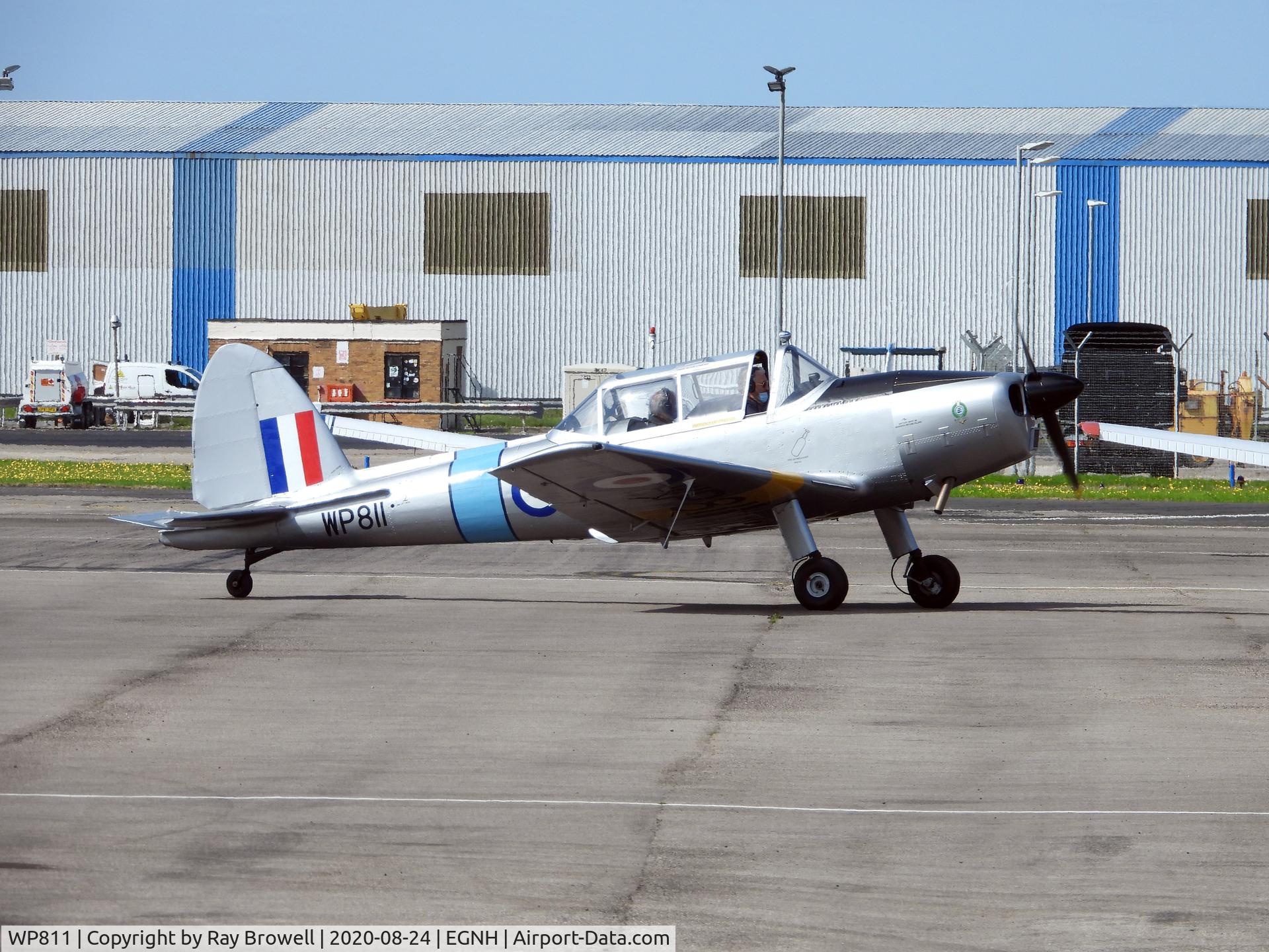 WP811, 1952 De Havilland DHC-1 Chipmunk 22 (Lycoming) C/N C1/0707, Taken at Blackpool Airport