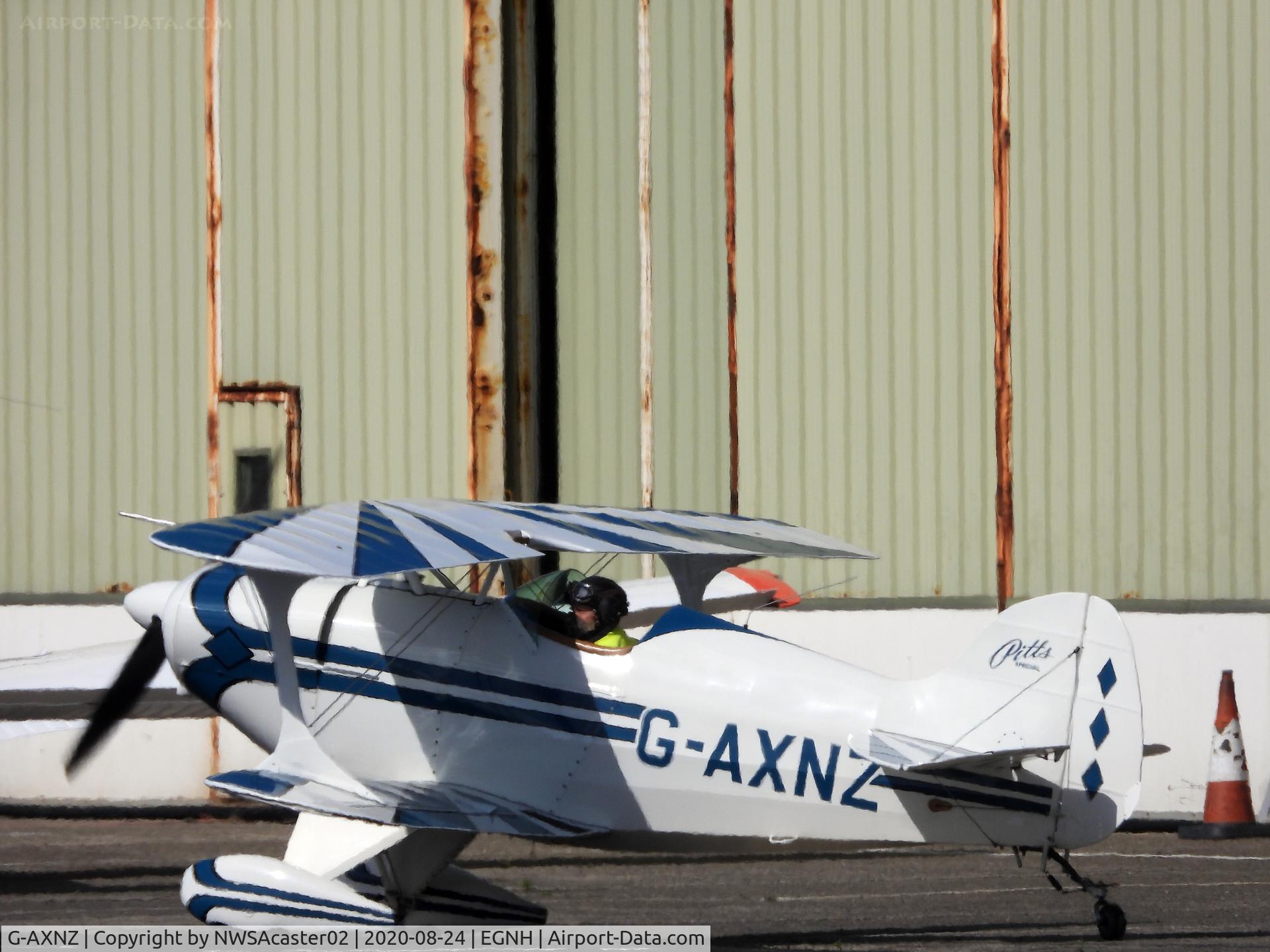 G-AXNZ, 1972 Pitts S-1C Special C/N EBX2, Getting ready to taxi