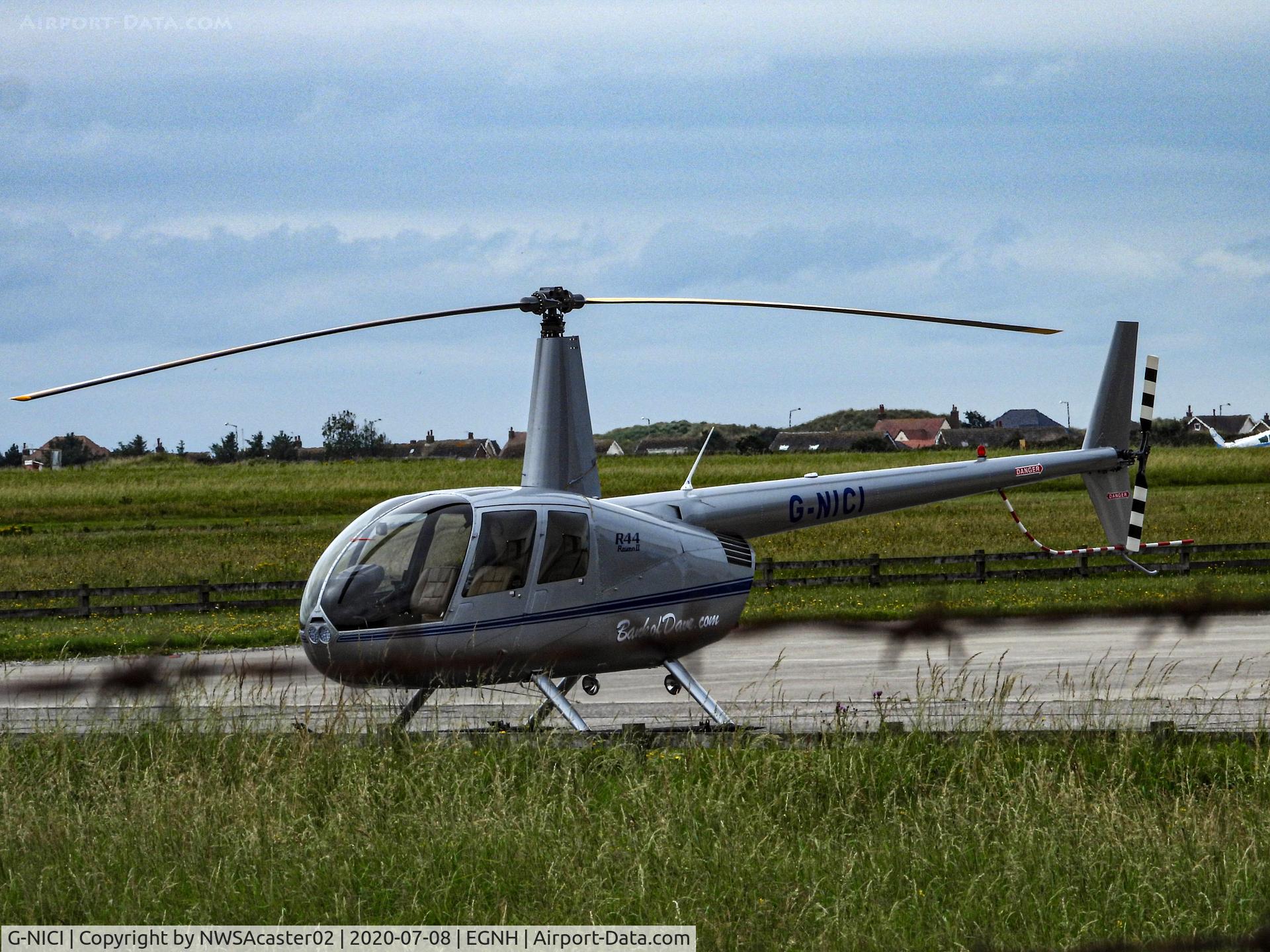 G-NICI, 2005 Robinson R44 Raven II C/N 10854, Taken on a dullish day