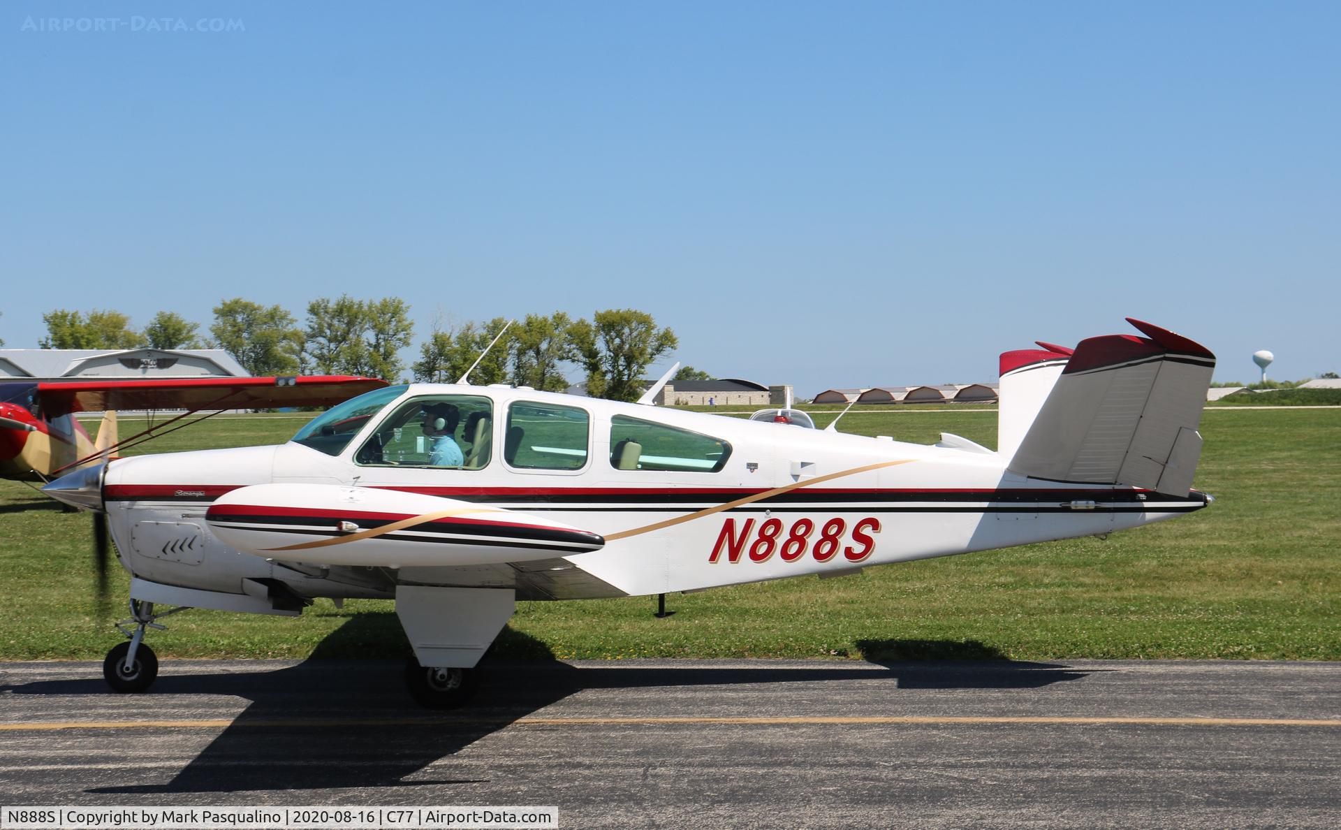 N888S, 1976 Beech V35A Bonanza C/N D-9937, Beech V35A