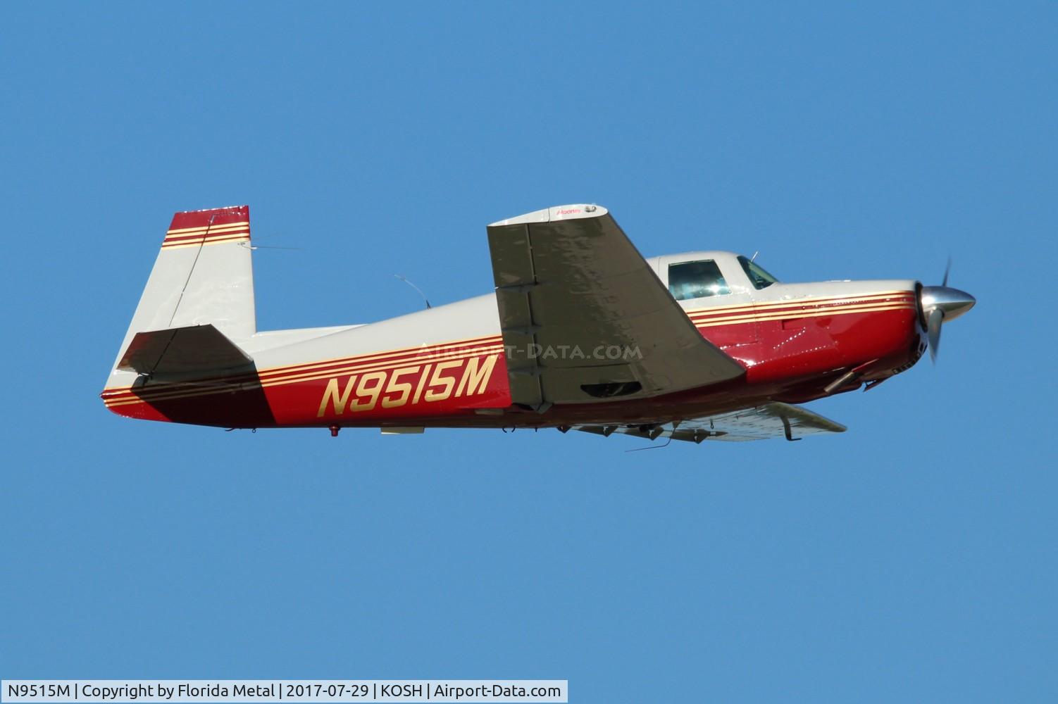 N9515M, 1966 Mooney M20F Executive C/N 670092, Mooney M20F