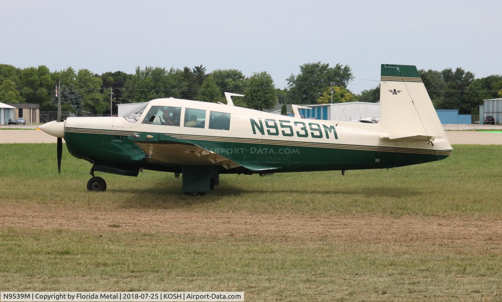 N9539M, 1966 Mooney M20F Executive C/N 670116, Mooney M20F