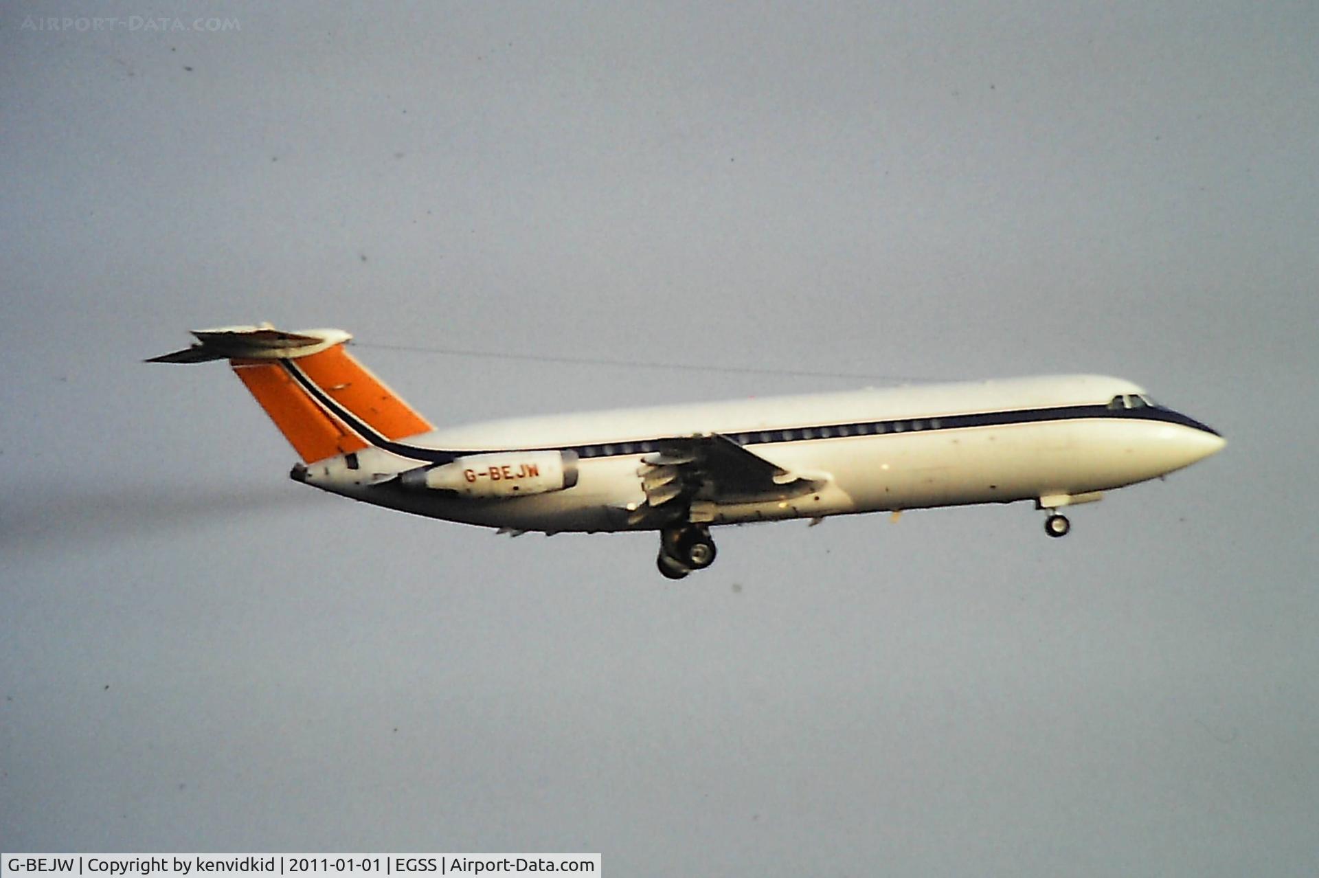 G-BEJW, 1968 BAC 111-423ET One-Eleven C/N BAC.154, At Stansted late 1970's.