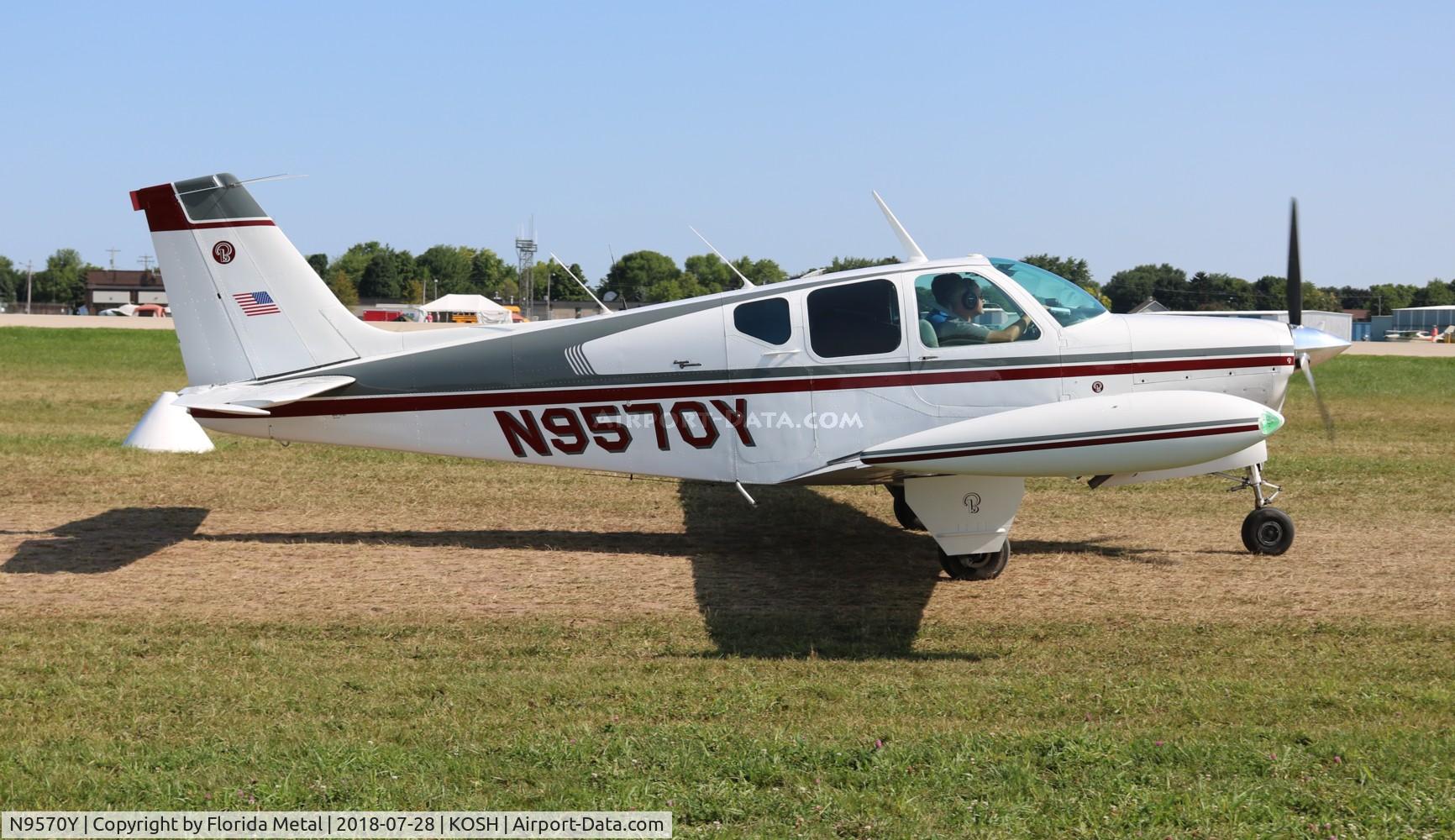 N9570Y, 1962 Beech 35-B33 Debonair C/N CD-570, Beech 33