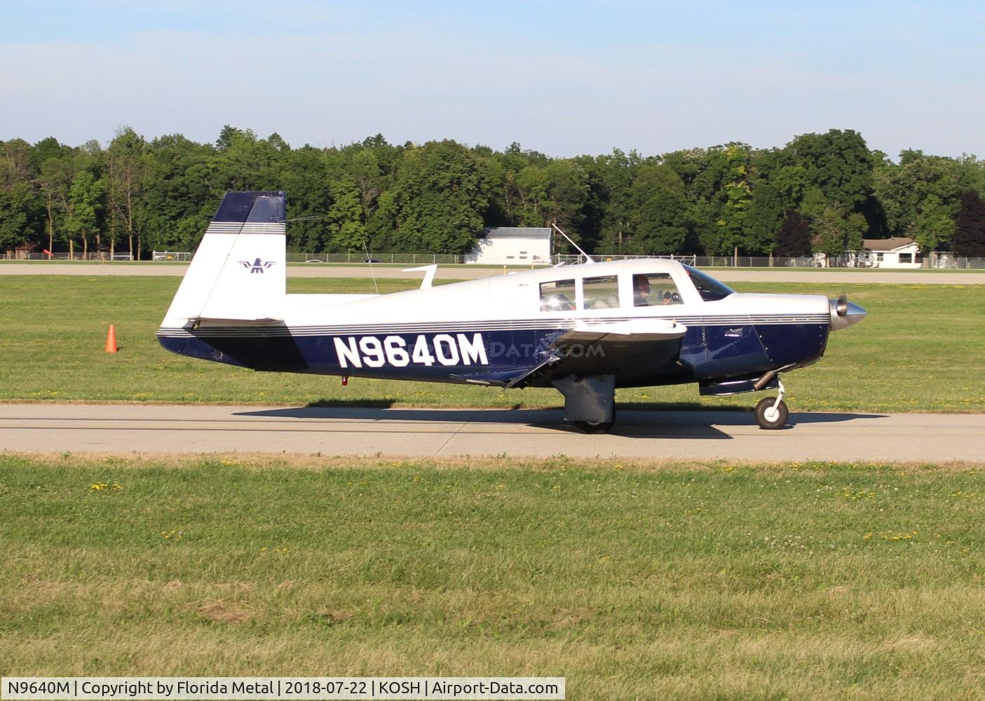 N9640M, 1966 Mooney M20F Executive C/N 670217, Mooney M20F