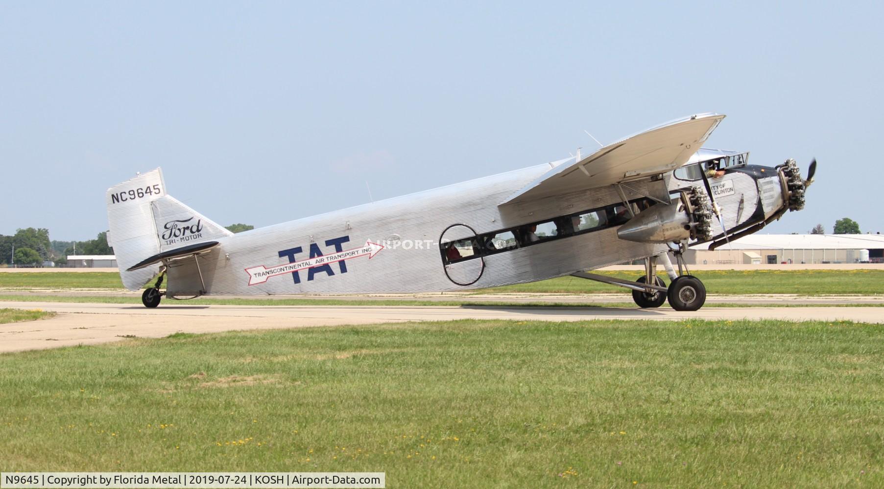N9645, 1928 Ford 5-AT-B Tri-Motor C/N 8, Ford Trimotor