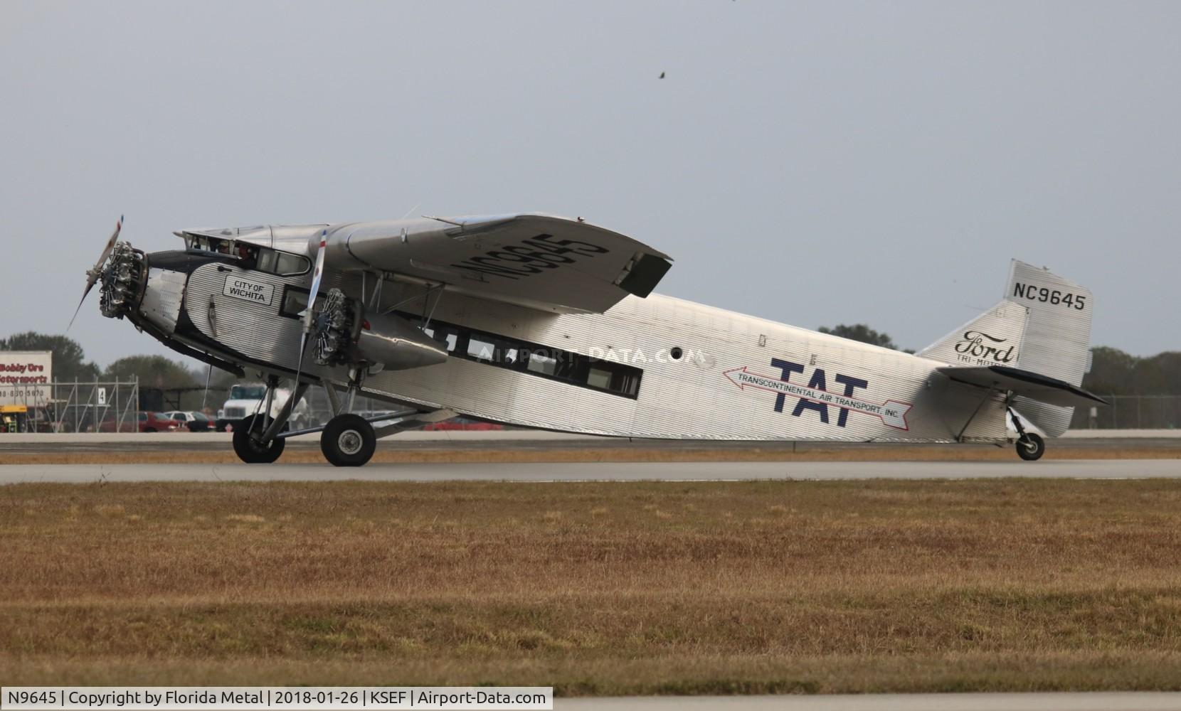 N9645, 1928 Ford 5-AT-B Tri-Motor C/N 8, Ford Trimotor