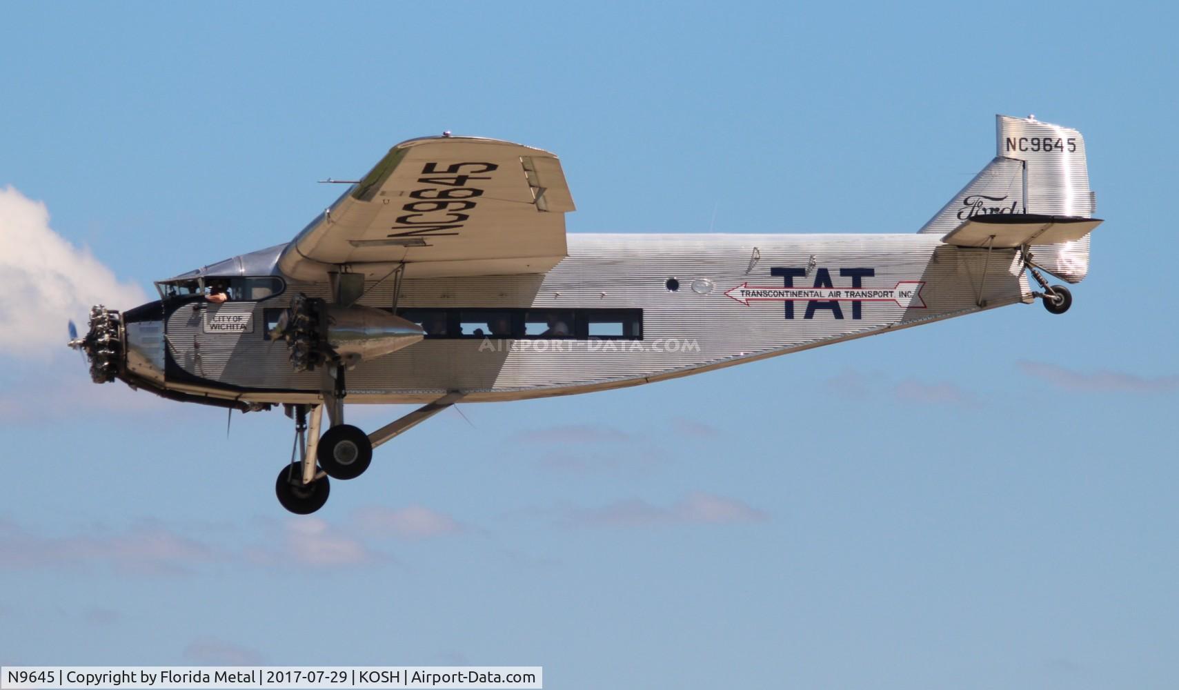 N9645, 1928 Ford 5-AT-B Tri-Motor C/N 8, Trimotor