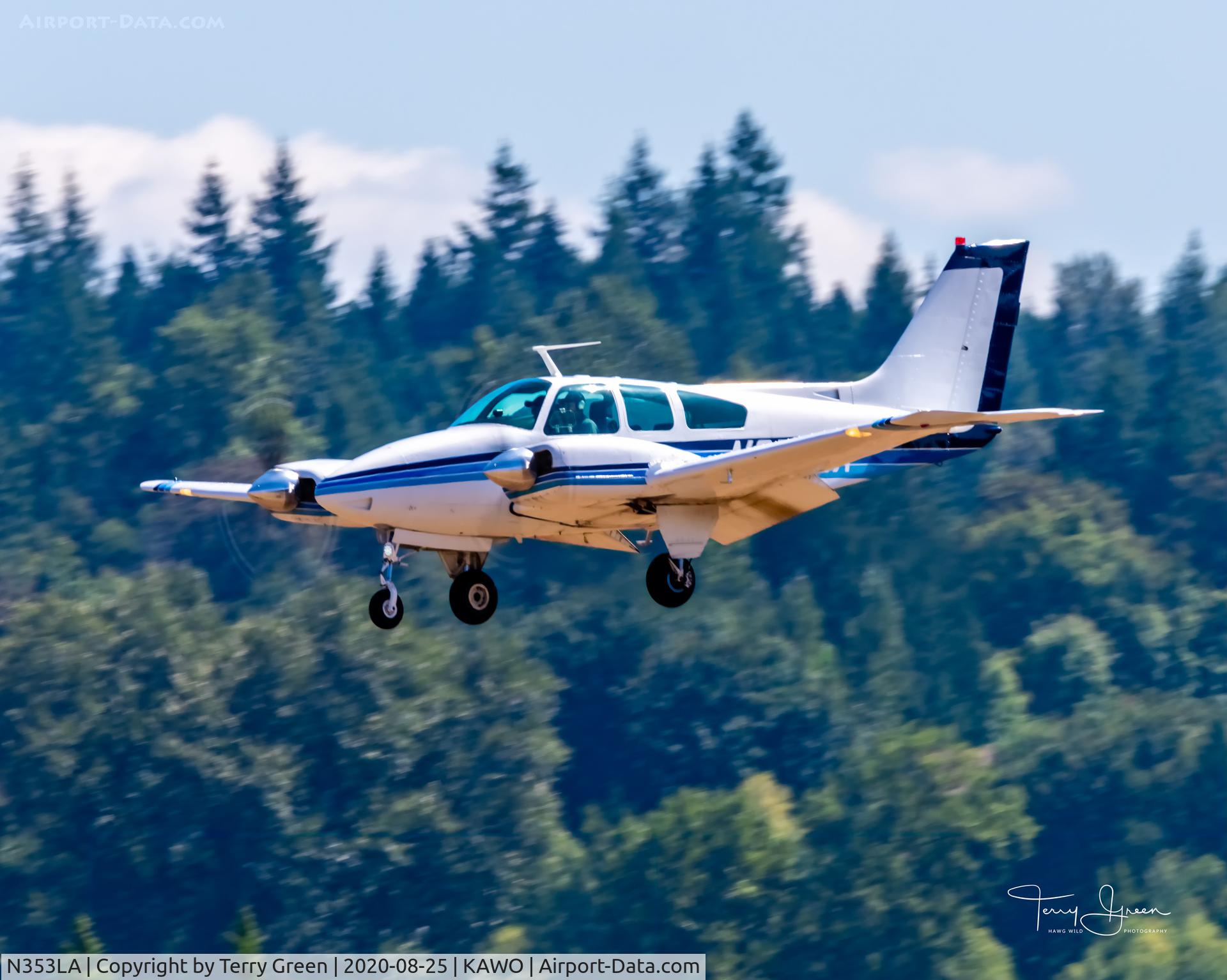 N353LA, 1970 Beech 95-B55 (T42A) Baron C/N TC-1339, KAWO